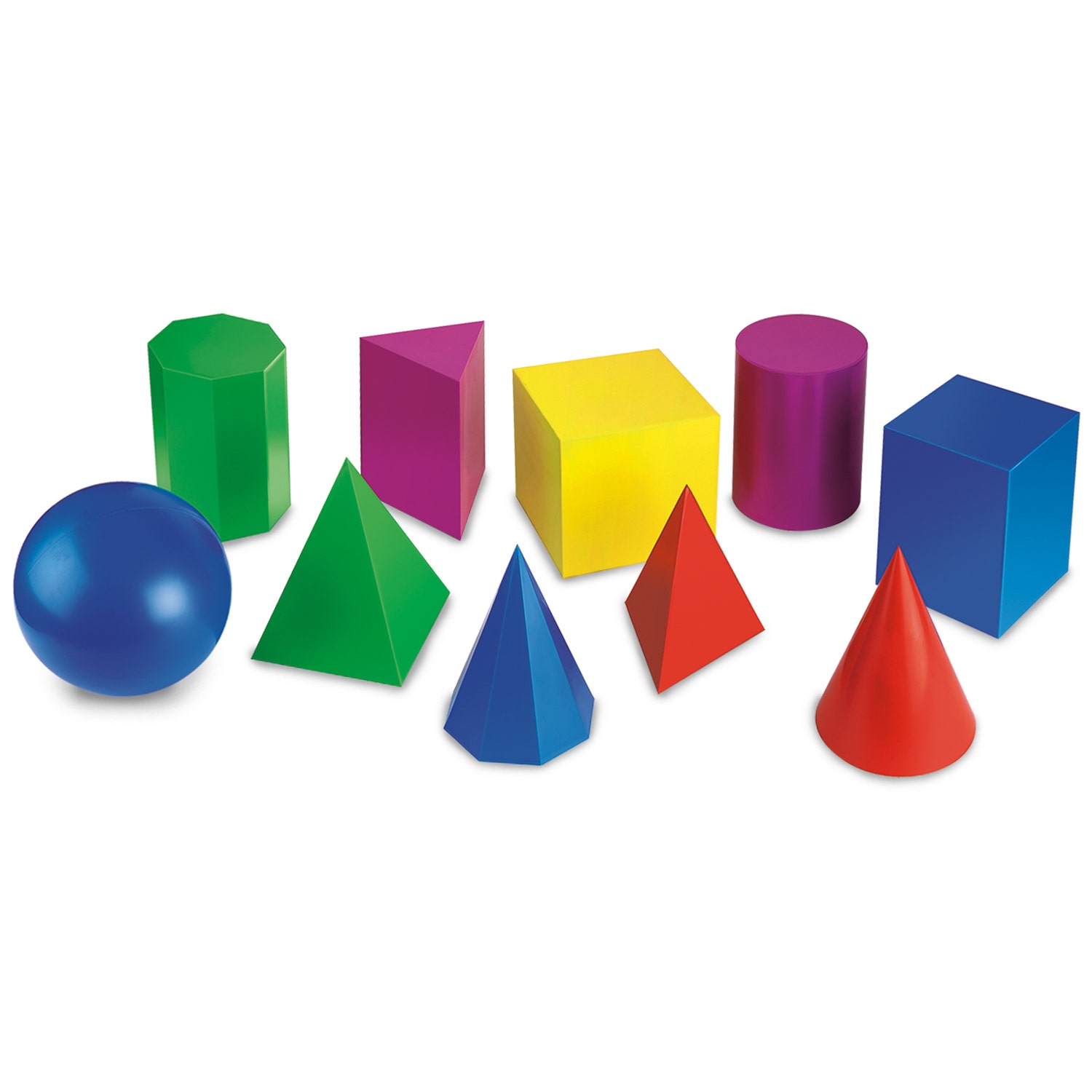 TB27042-Geometric Shapes - 8 in. - Set of 10