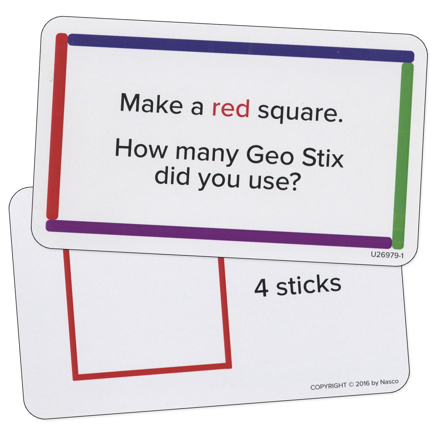 X0000TB27050-Nasco Geo Stix Activity Cards