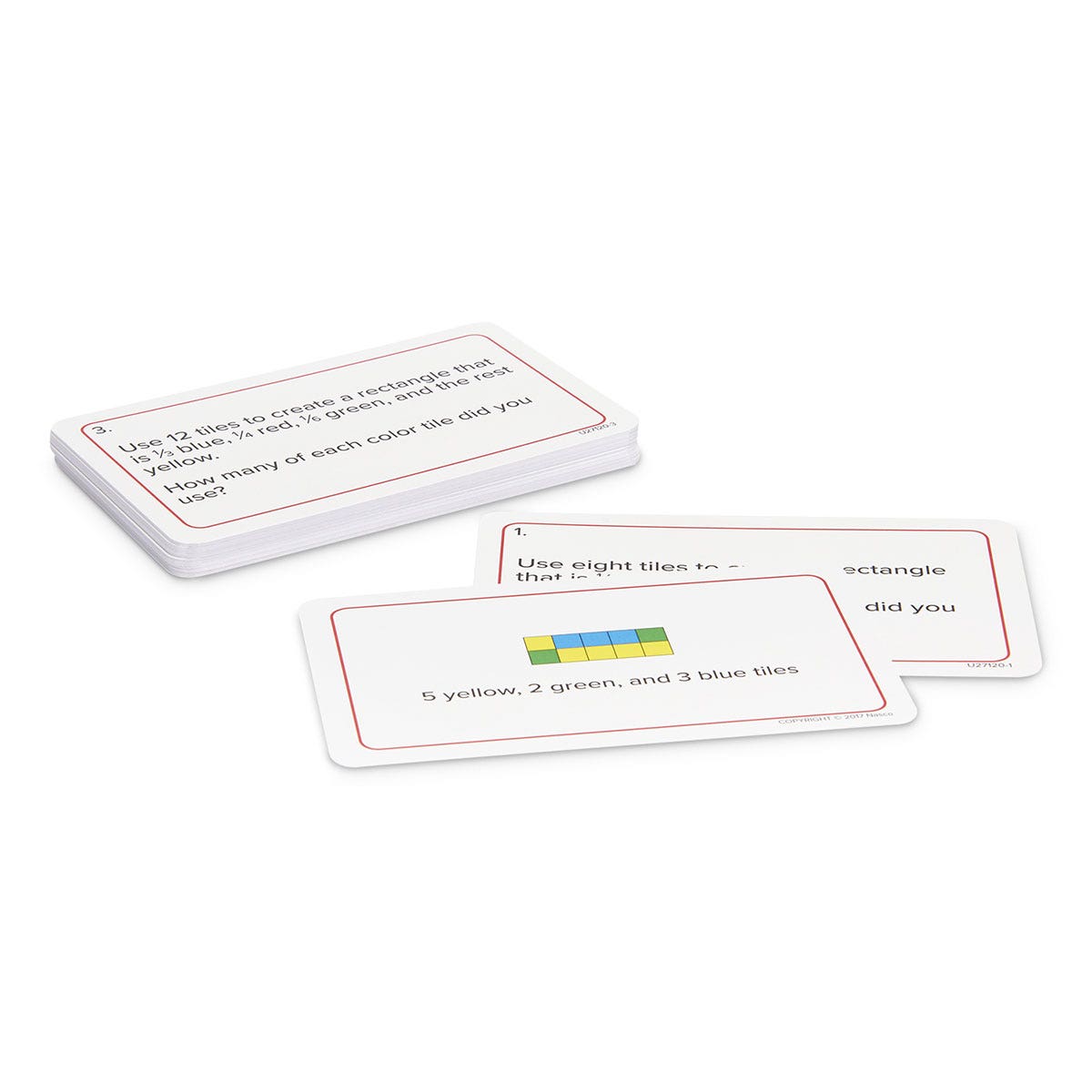 TB27167-Nasco Fractions with Color Tiles Activity Cards