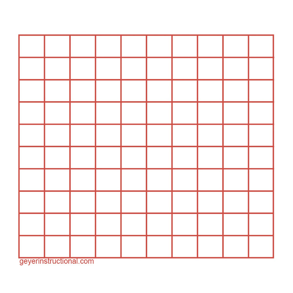 TB27235-Graphing Post-It® Notes - 10 in. x 10 in. Total Grid Size - Set of 4