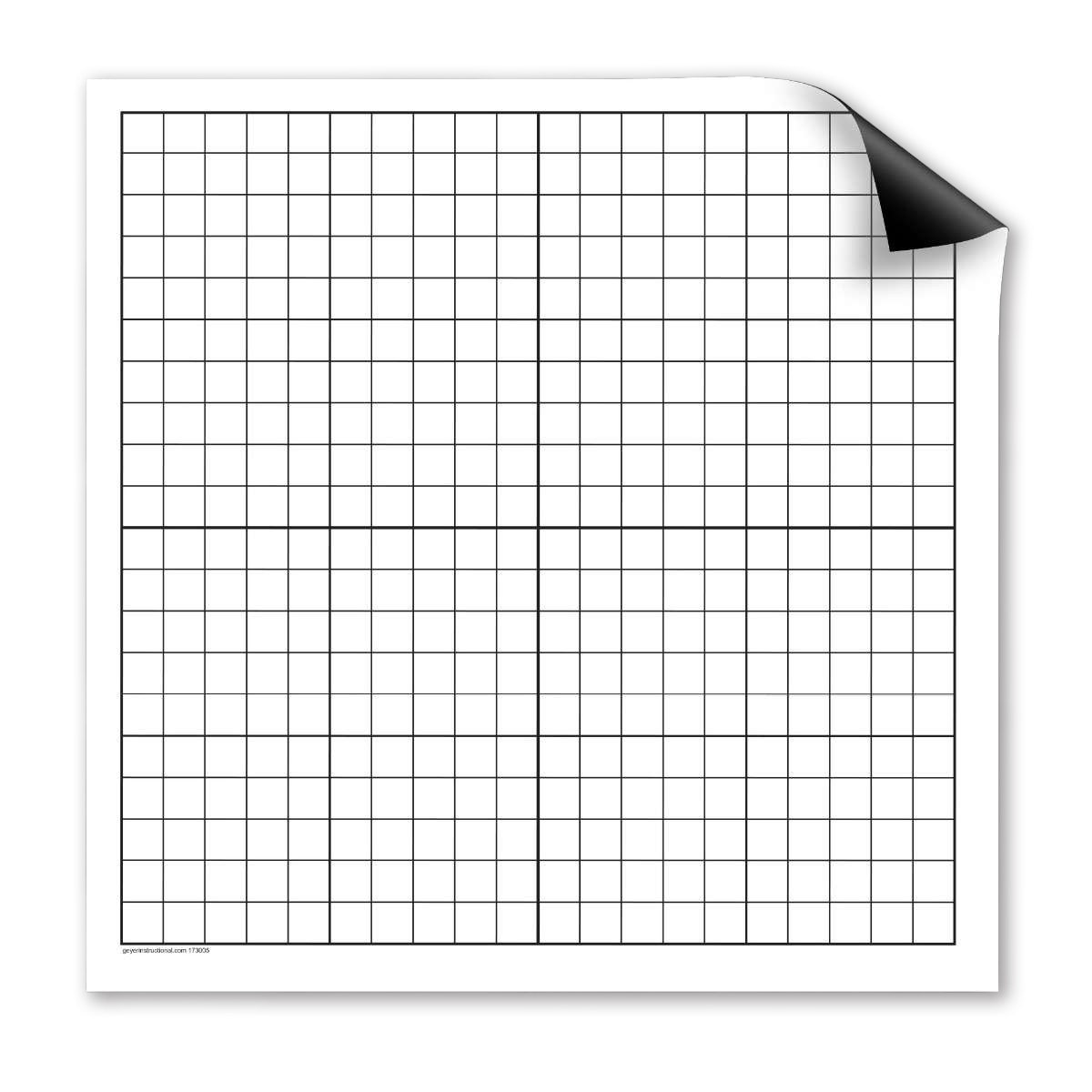 TB27237-Dry-Erase Graph Magnet - Accentuated