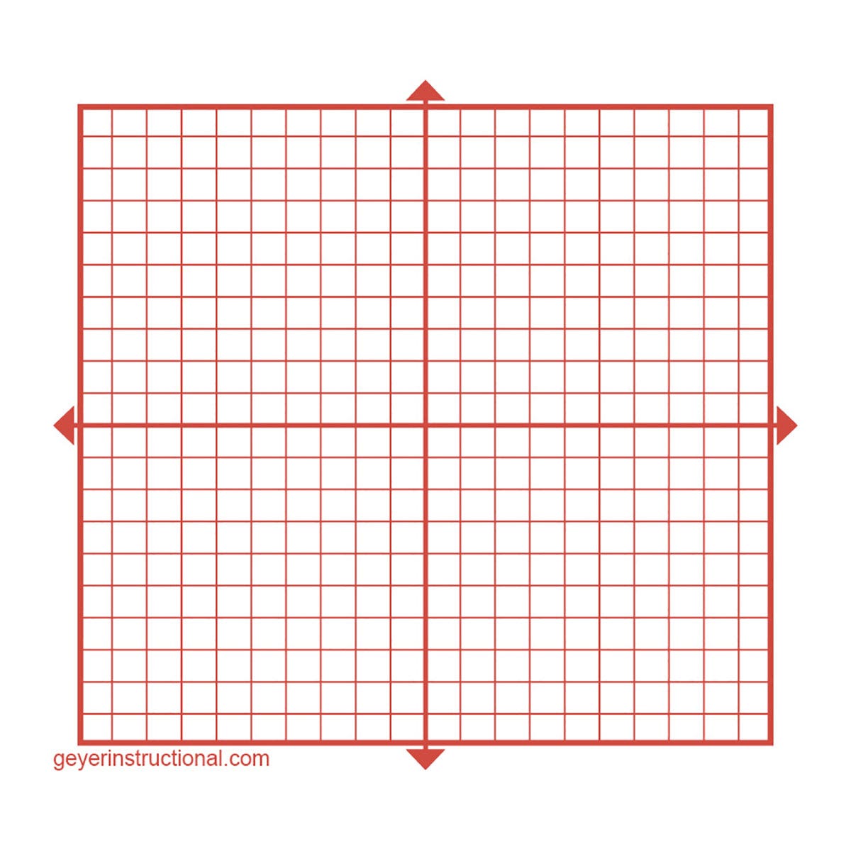 TB27239-Graphing Post-It® Notes - X & Y-Axis - 20 in. x 20 in. Total Grid Size - Set of 4