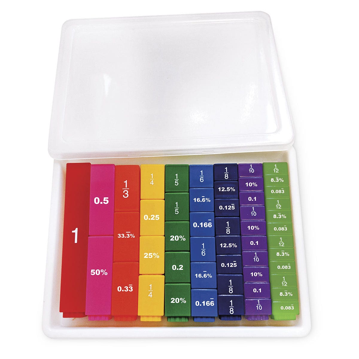 TB27558-Interlocking Fraction Cubes - Equivalency Cubes