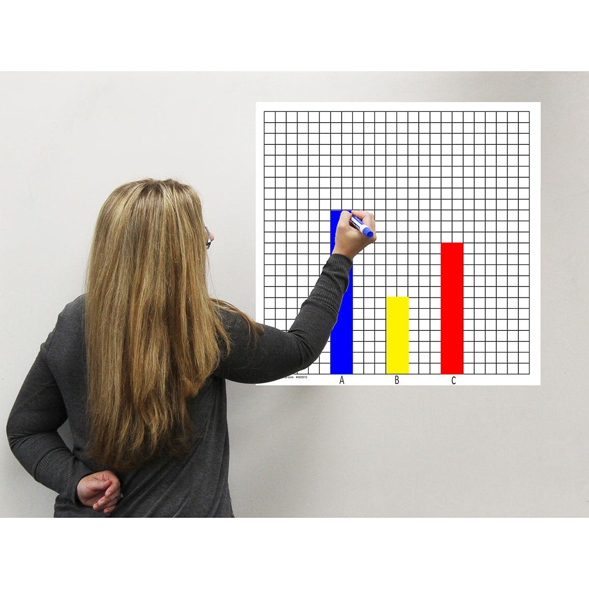 TB27569-Easy Cling Graph - 20 x 20 Grid