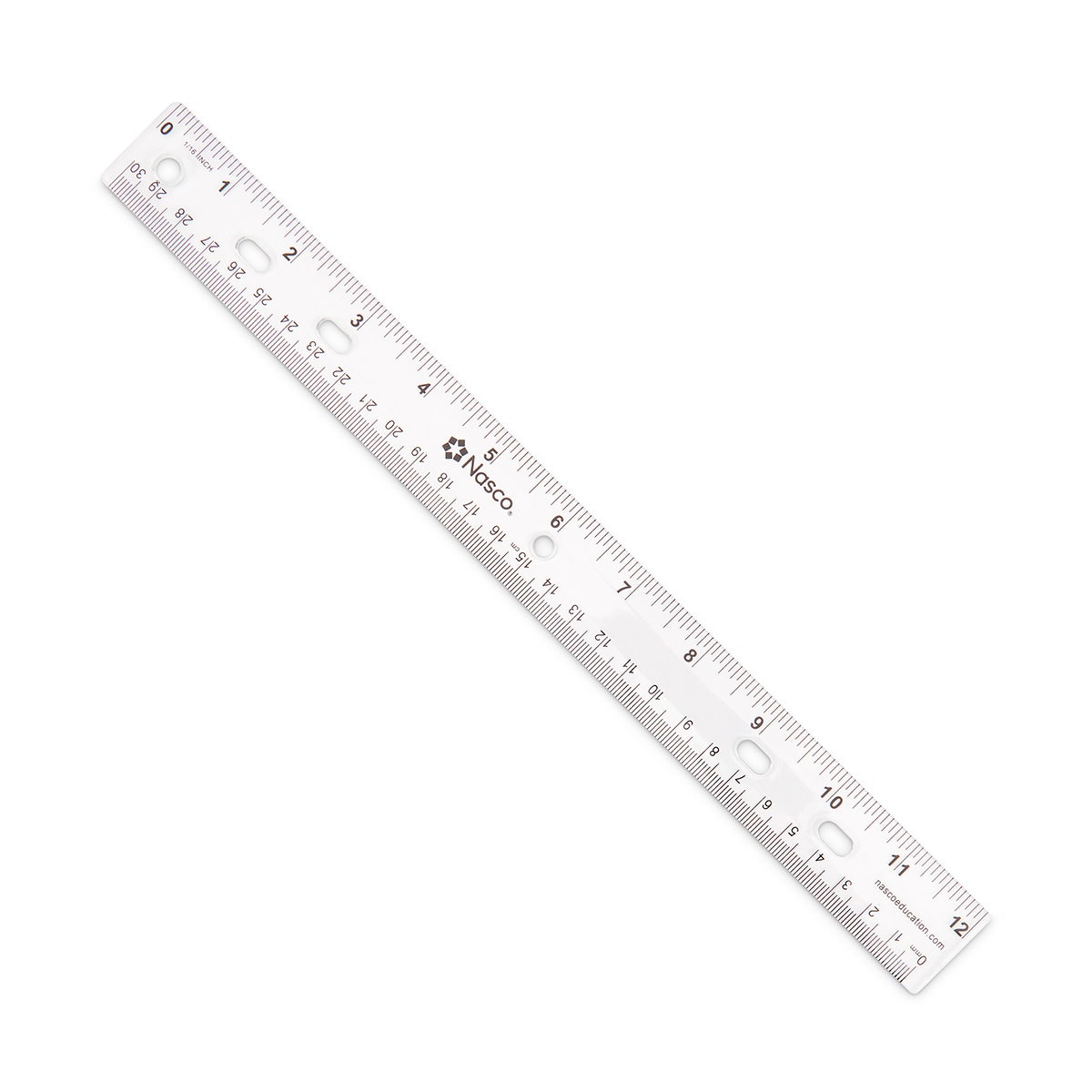 TB27594-Clearview 12 in. Individual Ruler with Binder Holes