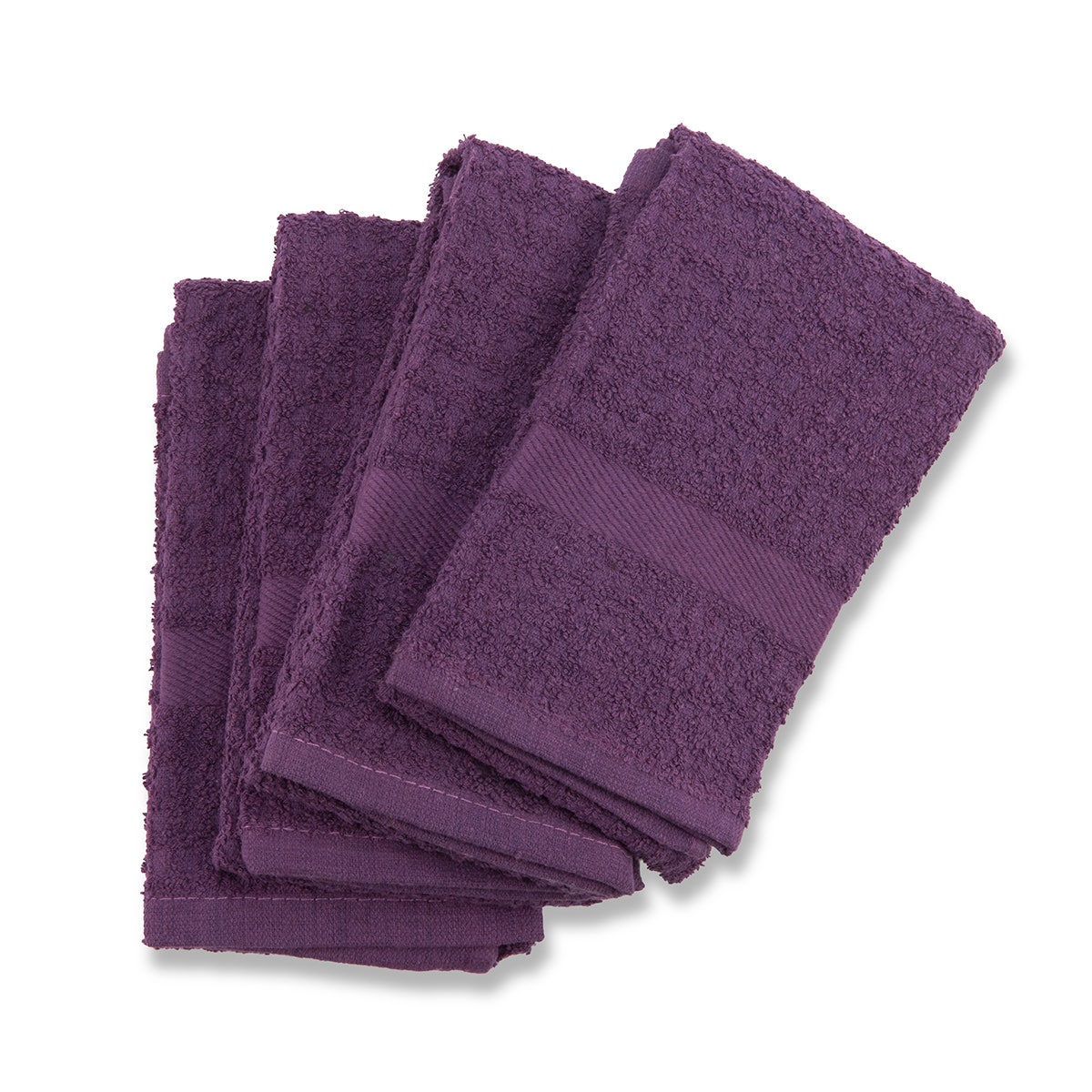 U28427-Cotton Dish Towel Set - Purple