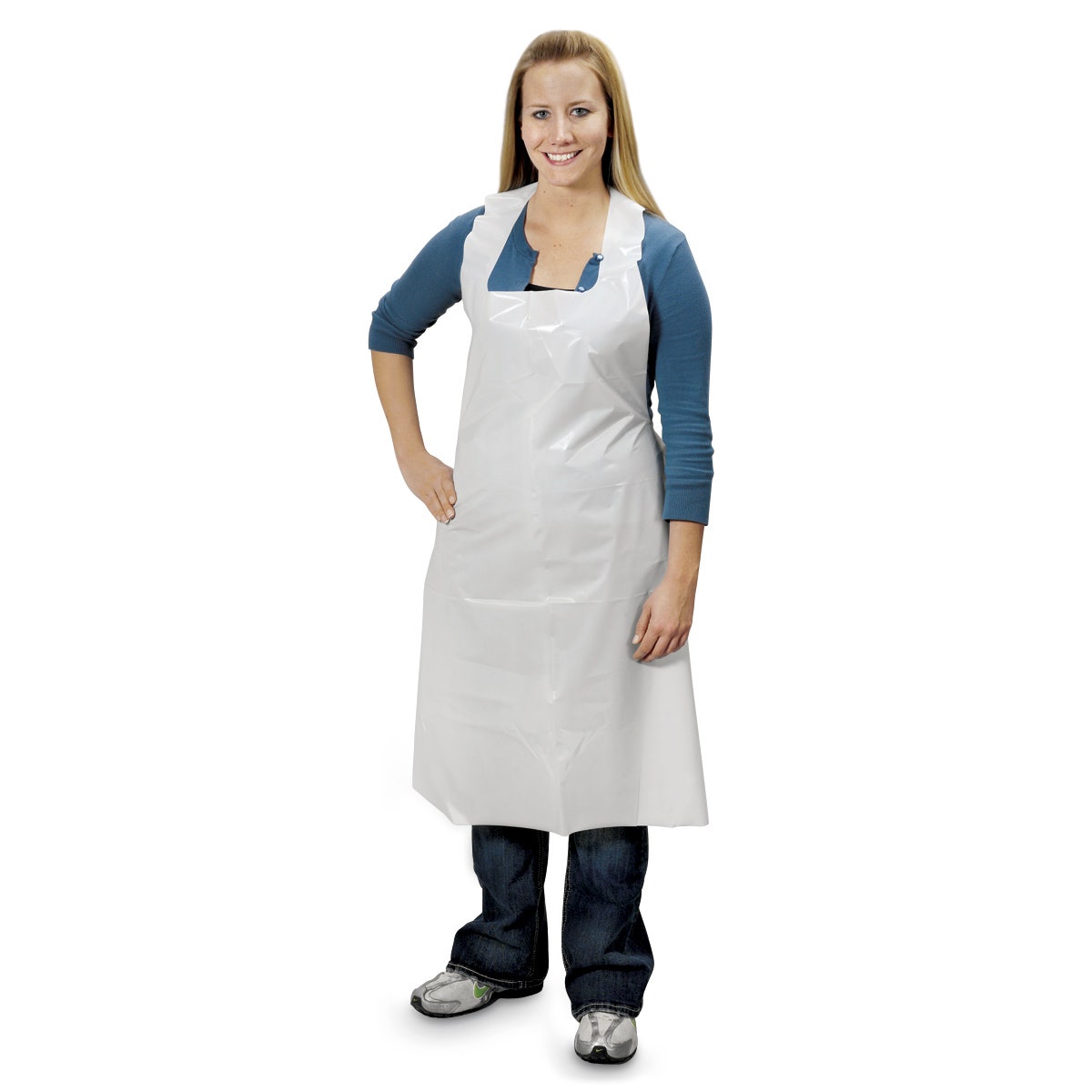 W05863-All-Purpose Disposable Aprons - Box of 100