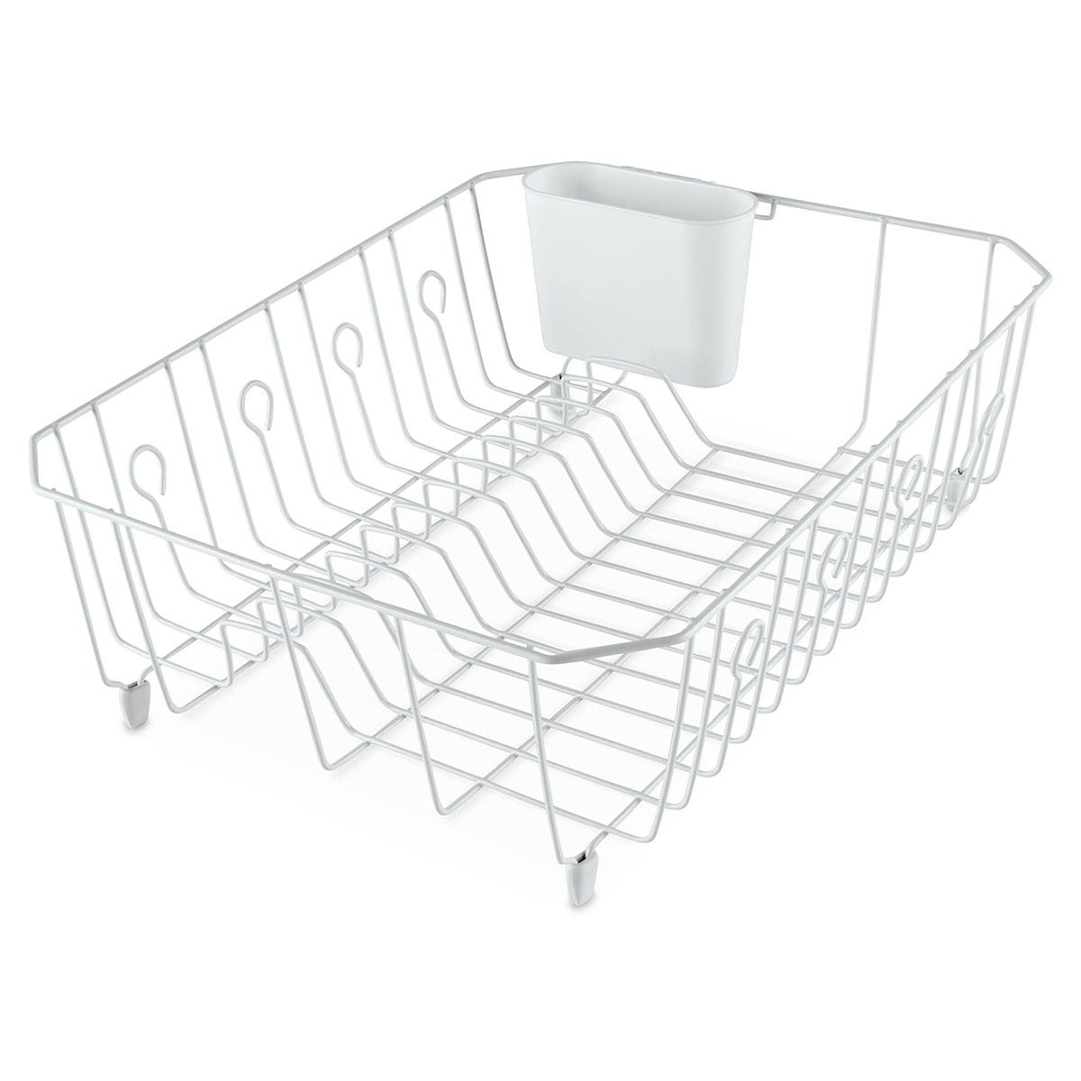 WA02219-Deluxe Dish Drainer - White