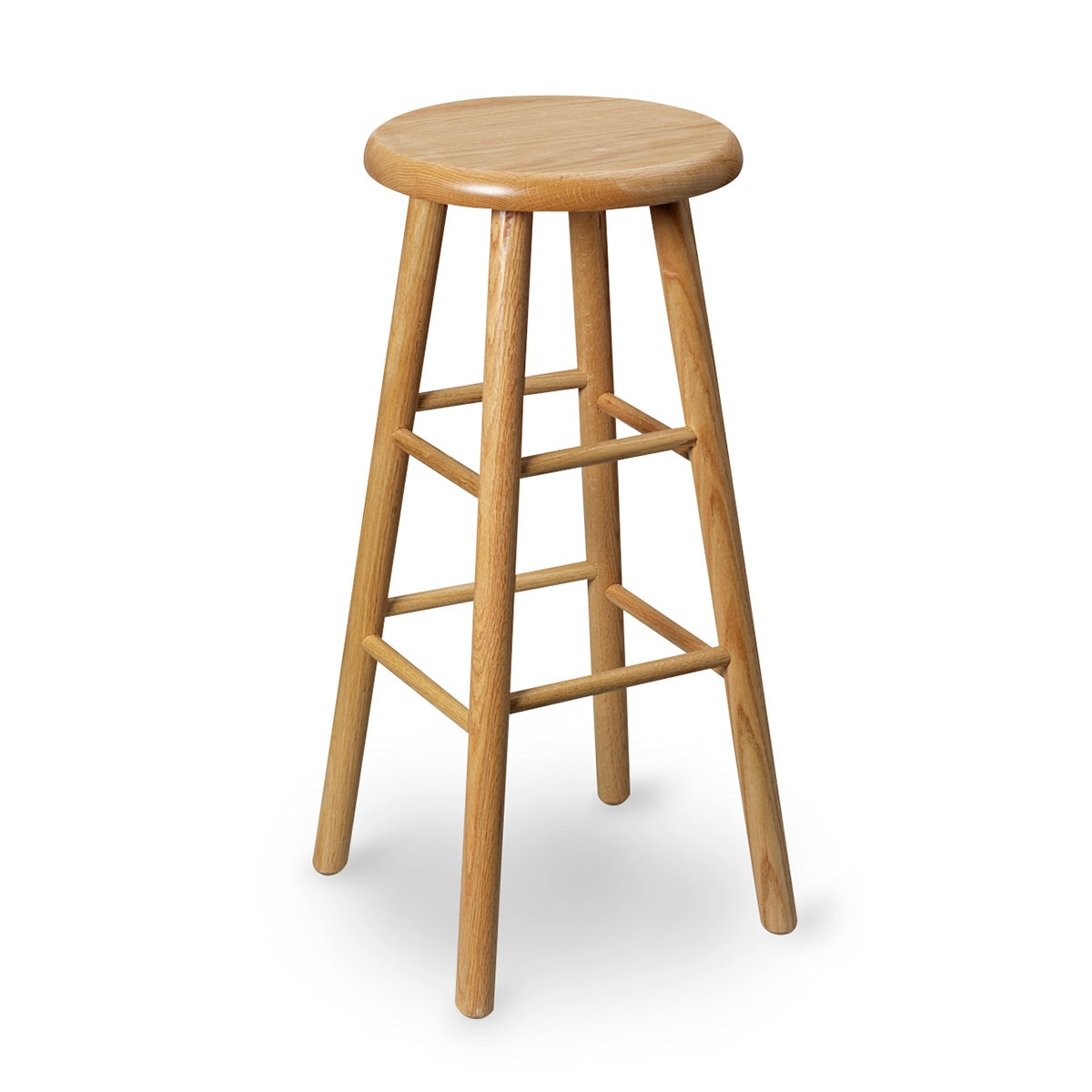 WA07671-Hann, Oak Stool - 30 in. H