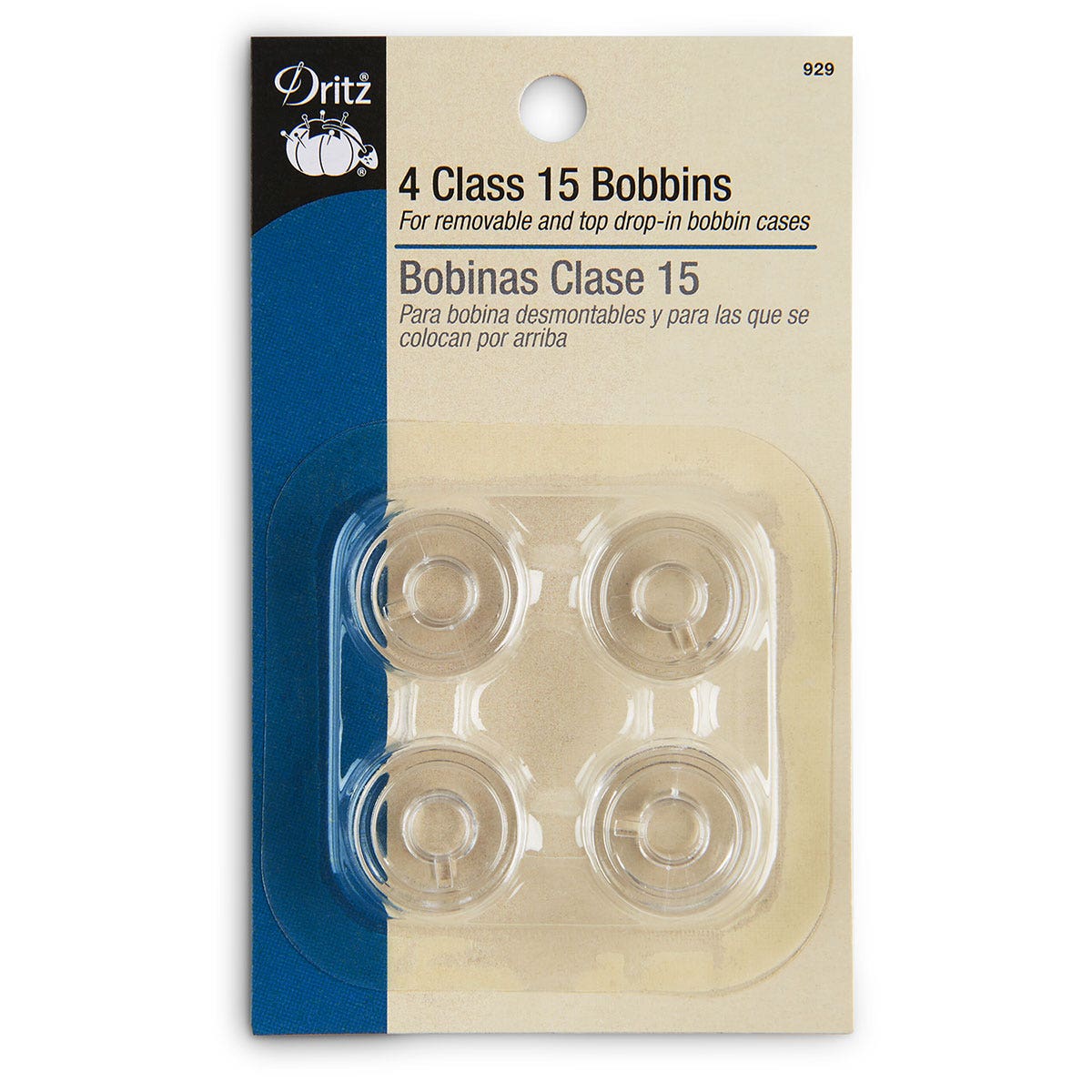 WA08708-Class 15 Bobbins - Pkg. of 4