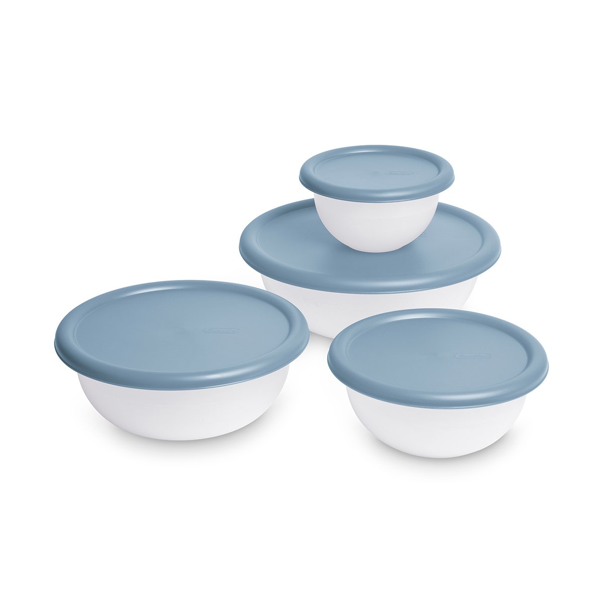 WA21668-Sterilite® 8-Piece Covered Bowl Set