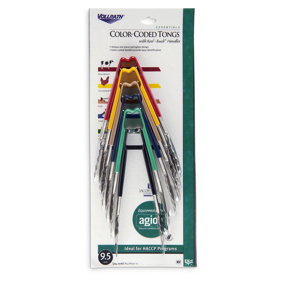 WA23882-Kool Touch Tongs - Pkg. of 6