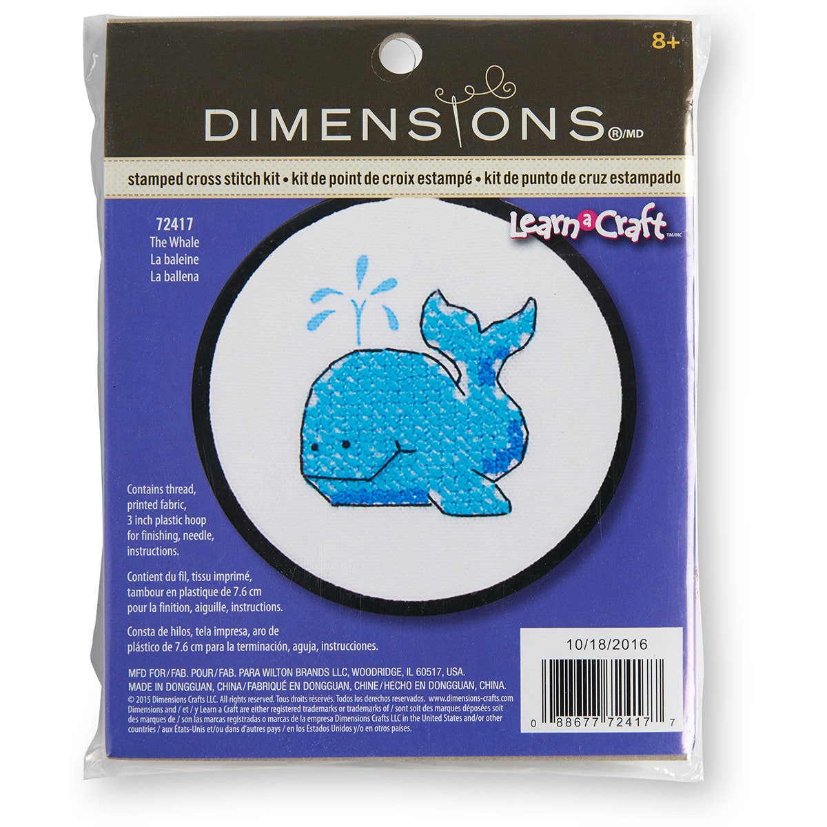 X0000WA25550-Stamped Cross Stitch Kit