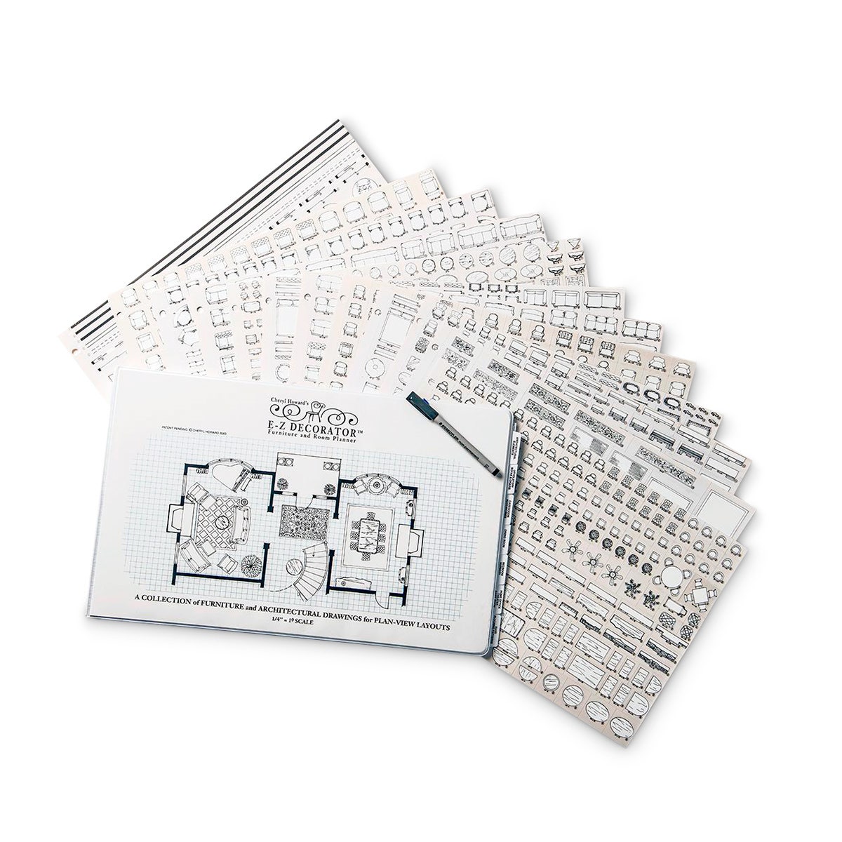 WA25728-E-Z DECORATOR&trade; Furniture and Room Planner