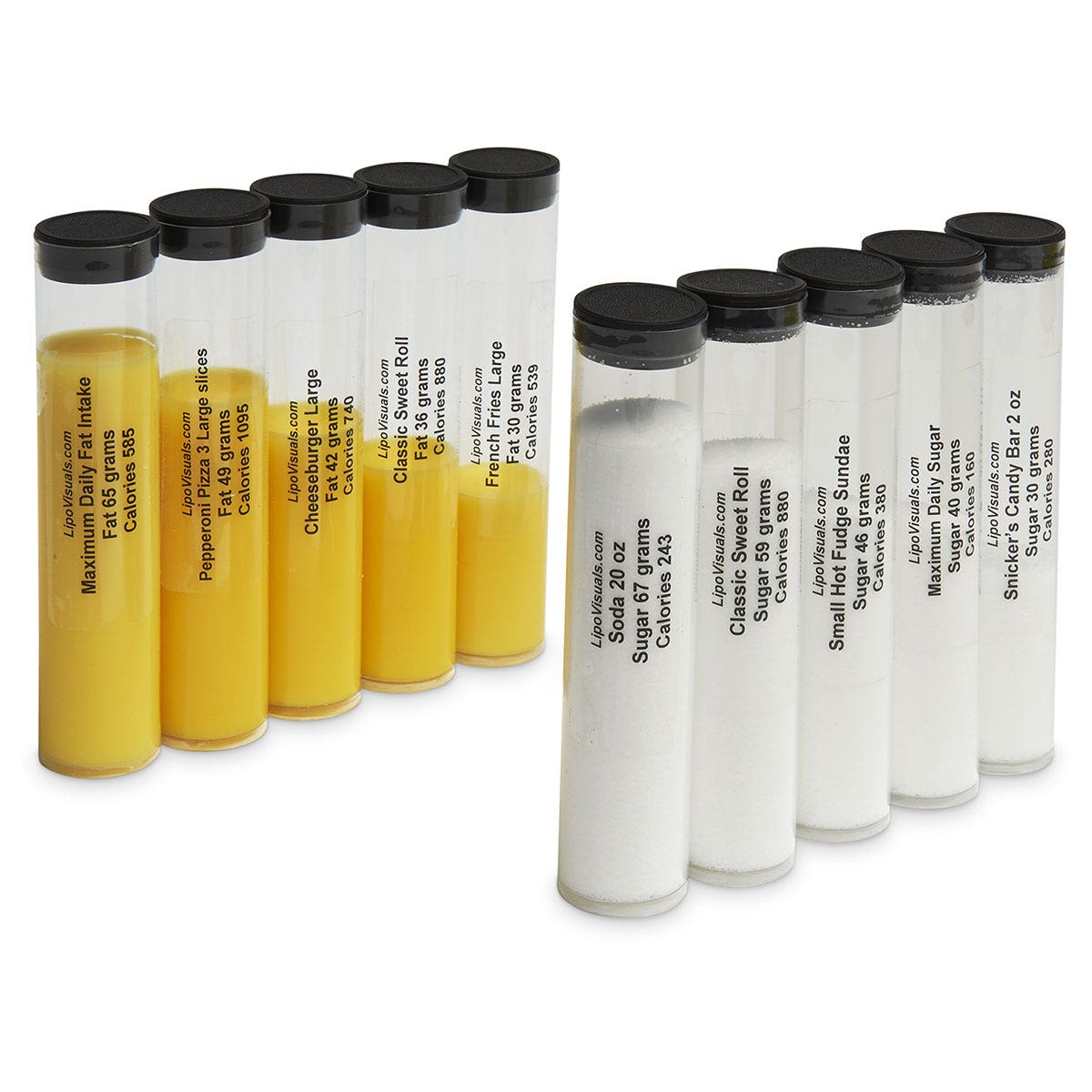 WA27231-Lipo-Visuals™ Favorite Foods 10-Pack