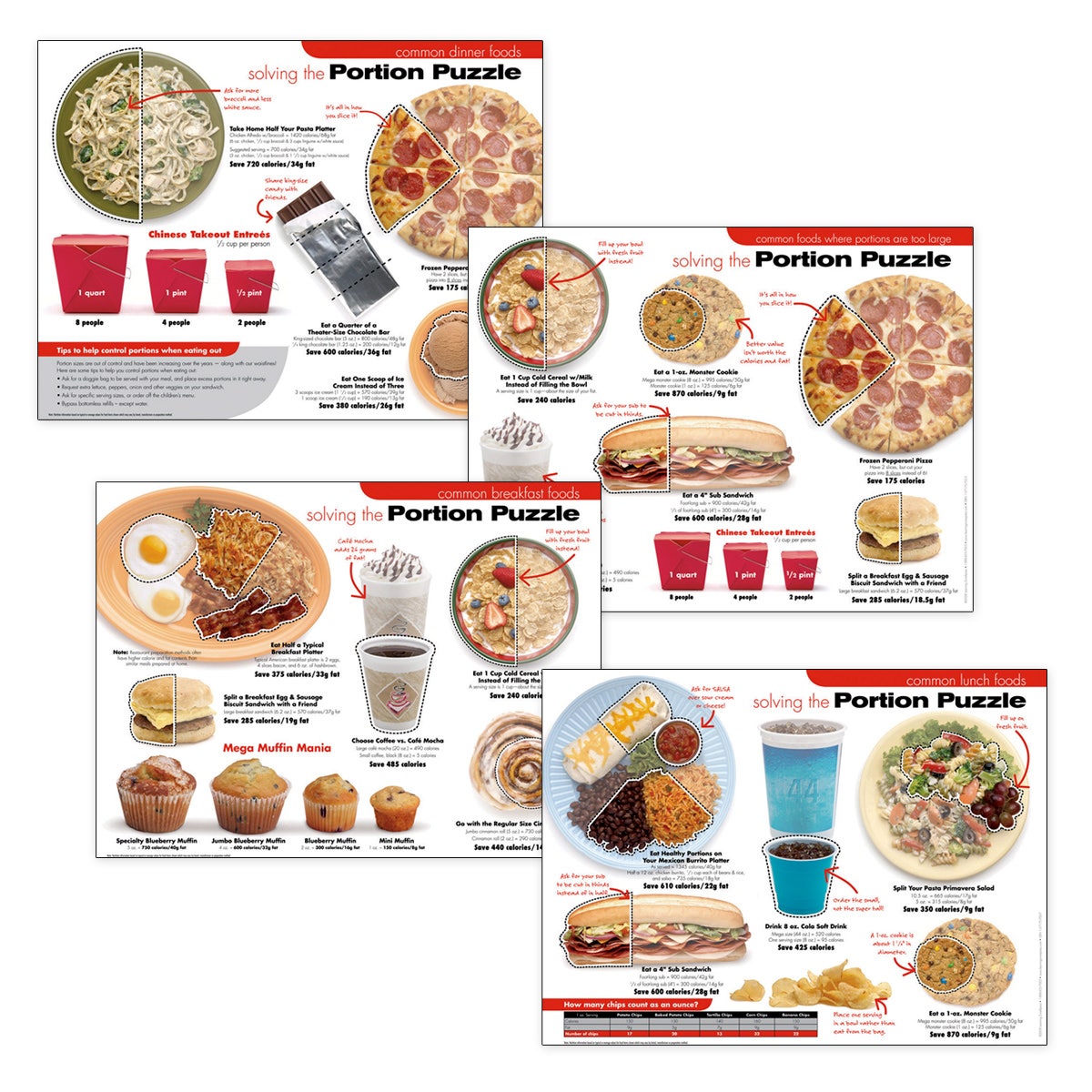 WA27585-Portion Puzzle Poster Set