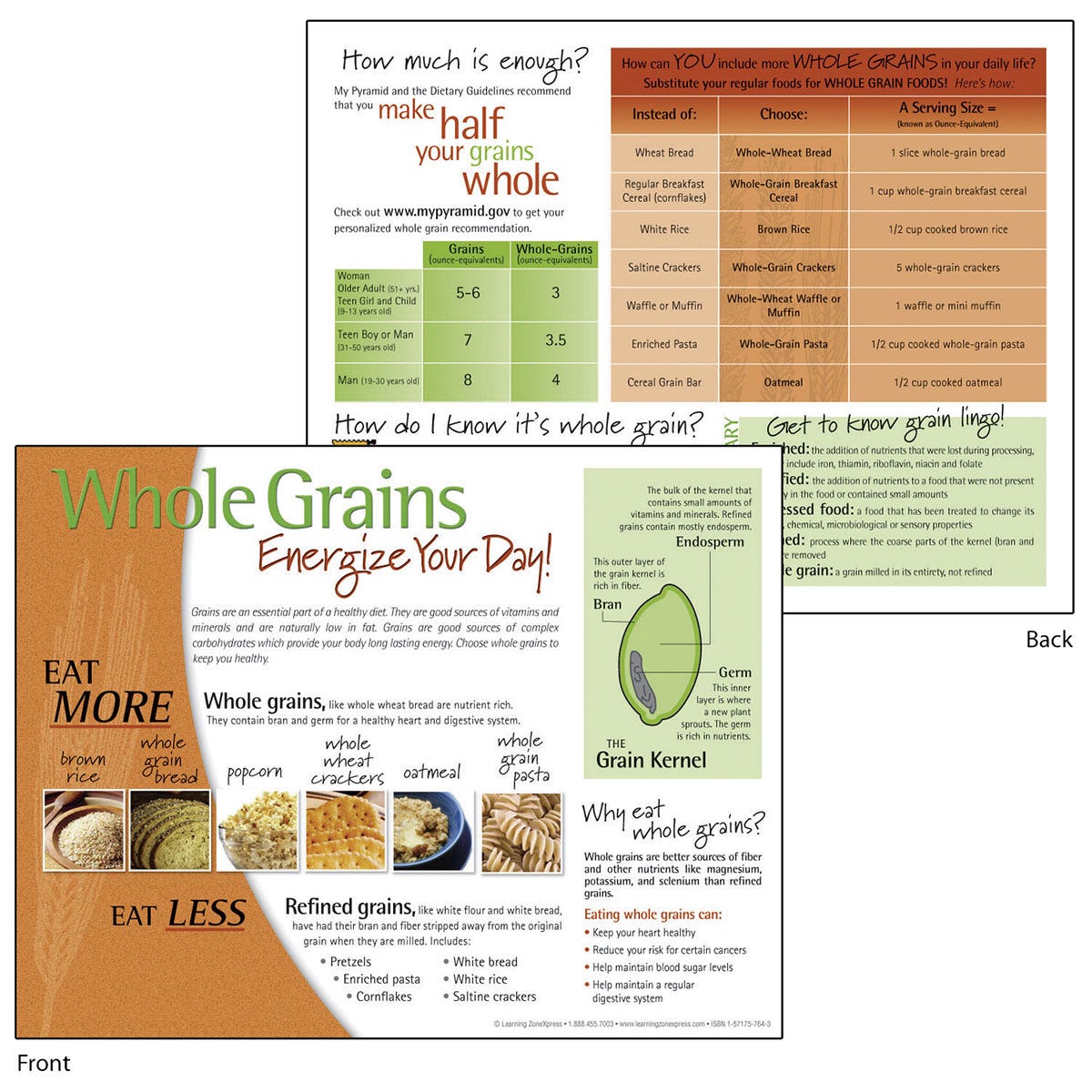 WA27592-Whole Grains Tablet - 8-1/2 in. x 11 in. - 50 Sheets