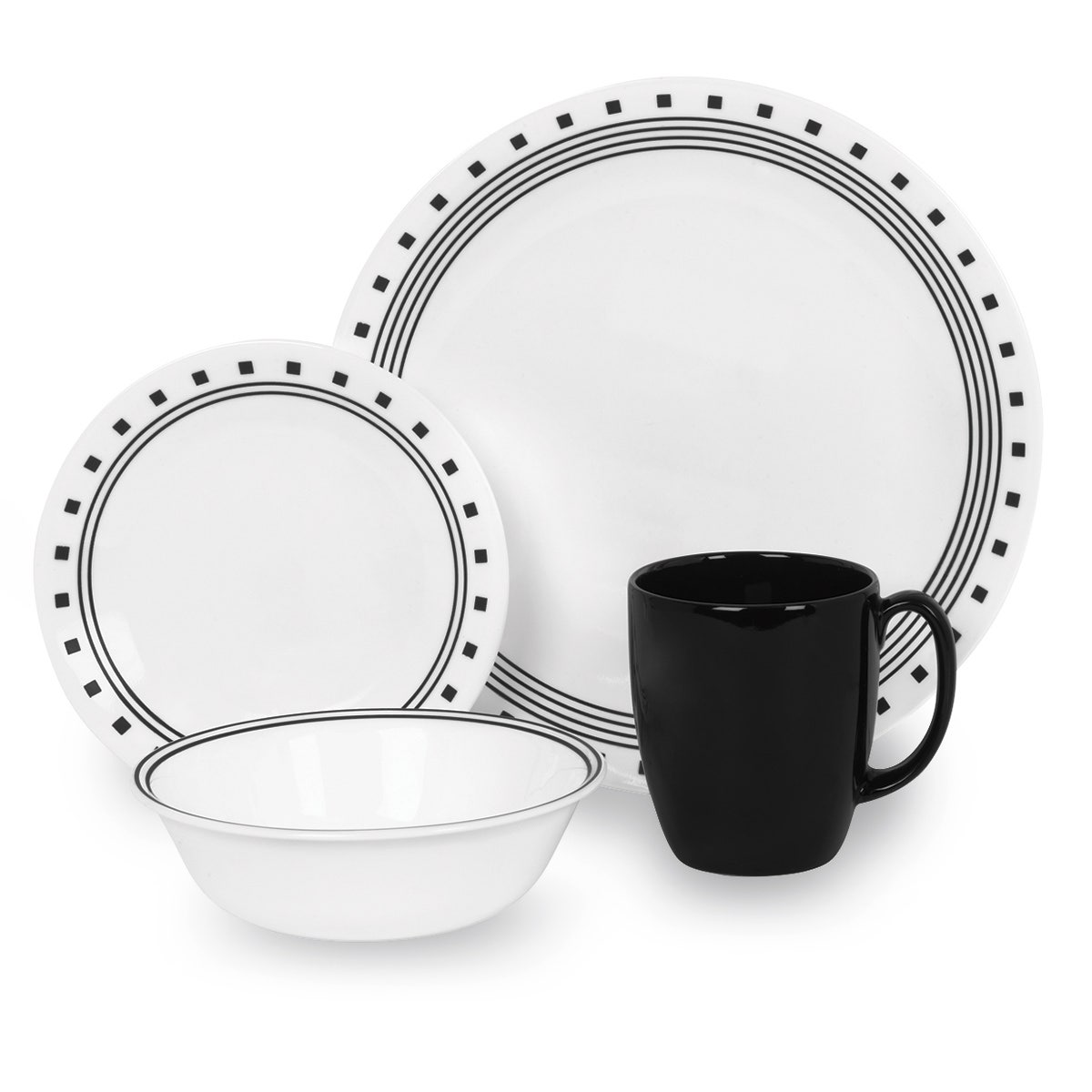WA28068-Corelle&reg; Livingware&trade; 16-Piece Dinnerware Set - City Block