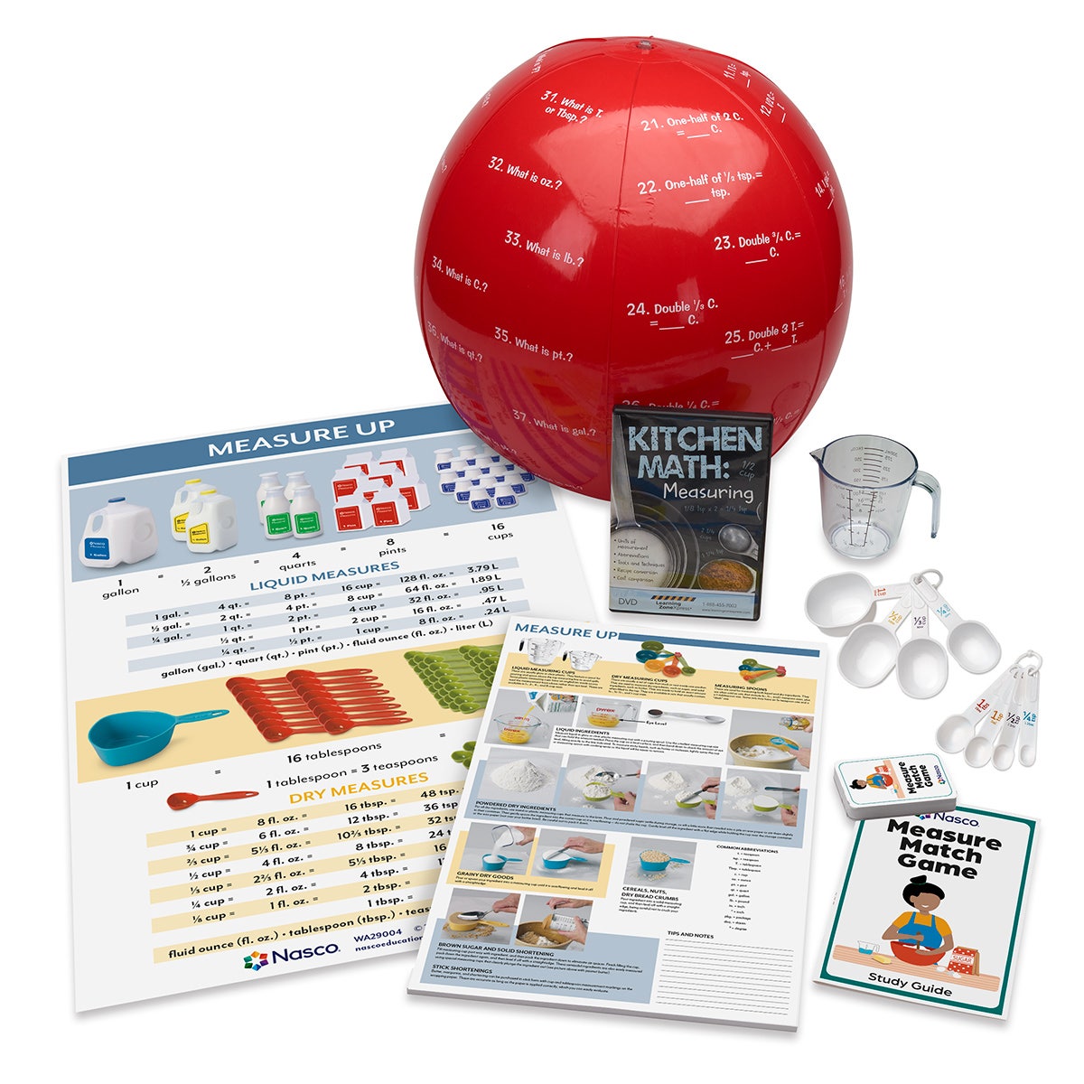 WA29005-Nasco Kitchen Math Measurement Teaching Kit