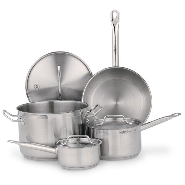 WA31219-Vollrath Optio™ Seven-Piece Stainless Steel Cookware Set