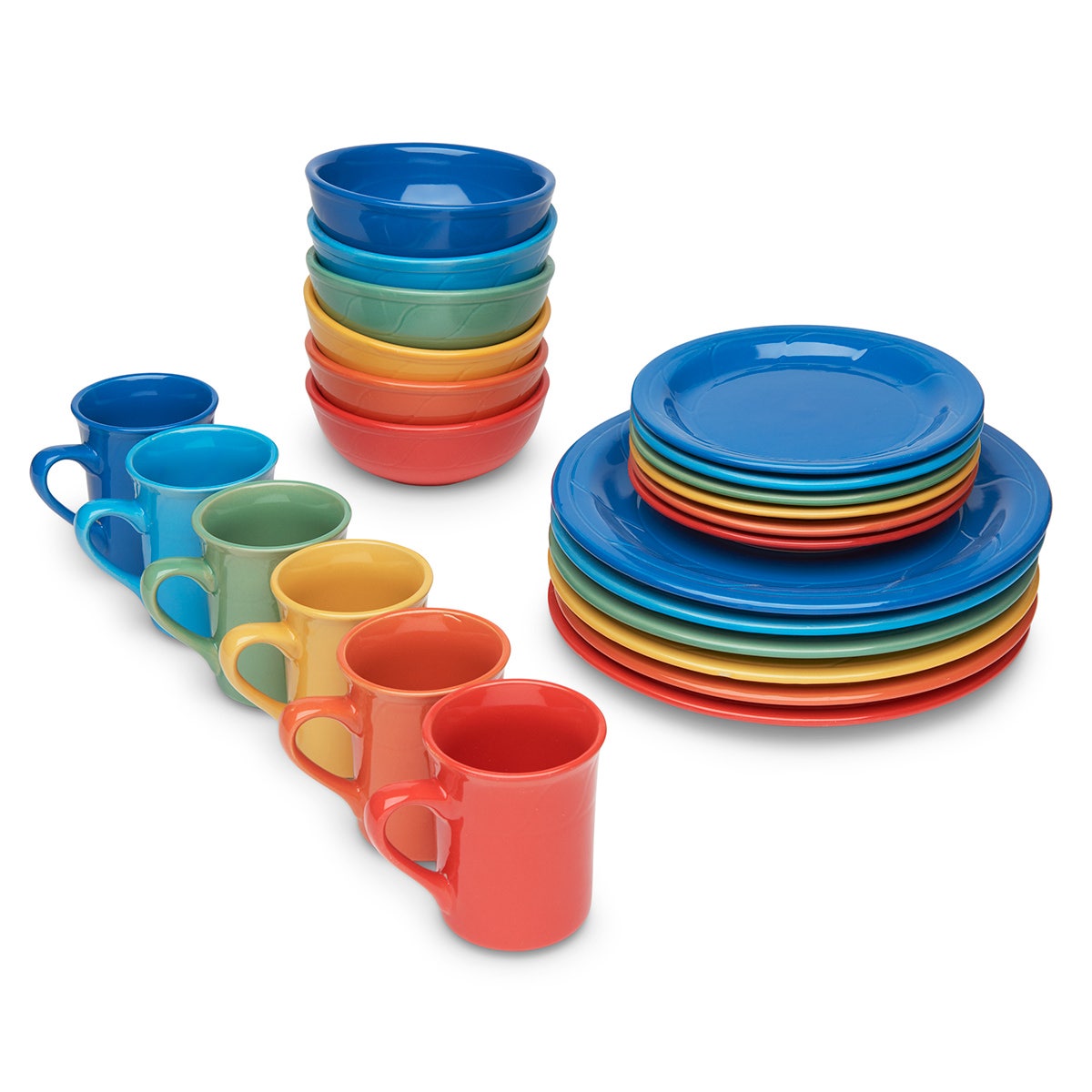 WA32054-Crestware Bay Pointe 24-Piece Dinnerware Set