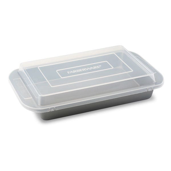 WA32542-Farberware® 9 in. x 13 in. Covered Cake Pan