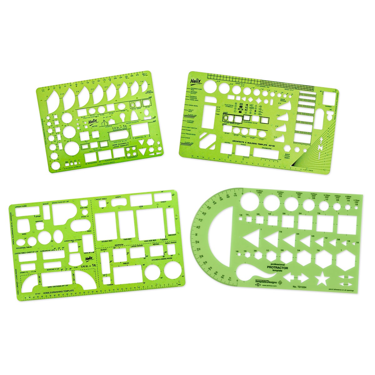 WA32855-Designer’s Templates - Set of 4