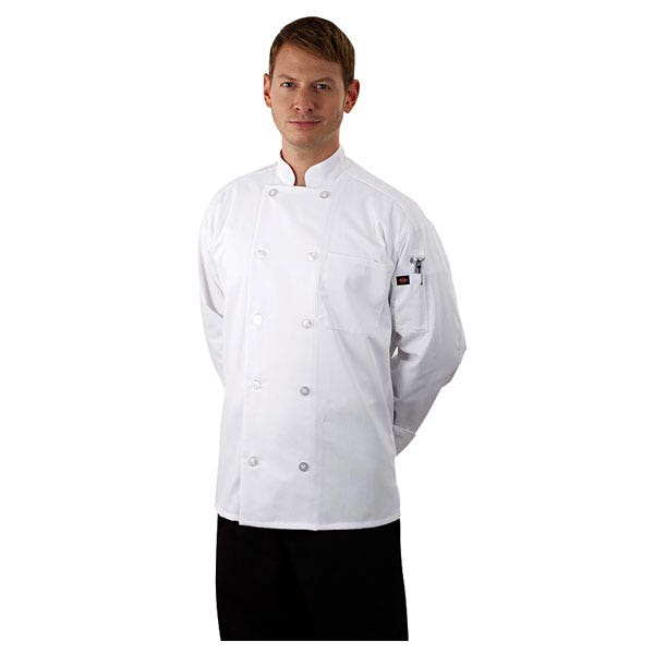 X0000WA32910-RITZ Chef Coat - Cotton-Poly Blend