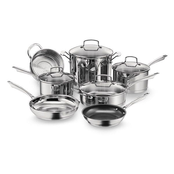 WA33174-Cuisinart® Professional Series™ 11-Piece Stainless Cookware Set