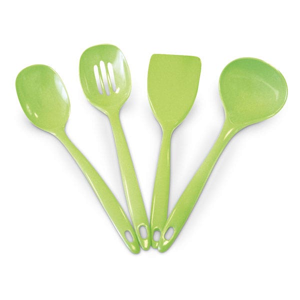 X0000WA33402-Colored Melamine Serviceware - Four-Piece Utensil Set