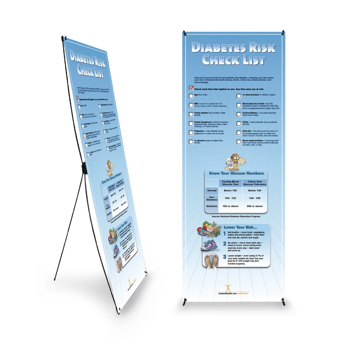 WA33827-Diabetes Risk Banner and Stand