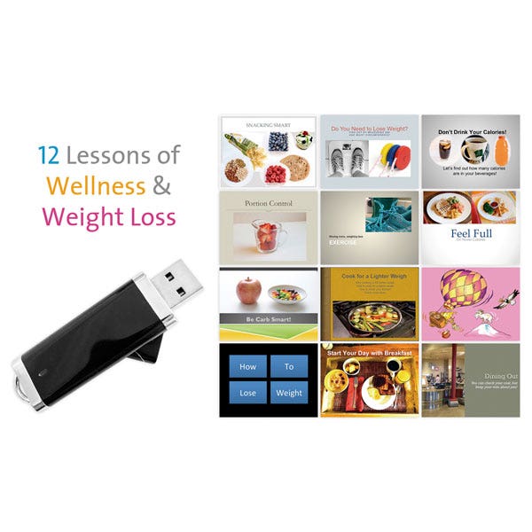 WA33847-12 Lessons of Wellness and Weight Control Weight Loss Program
