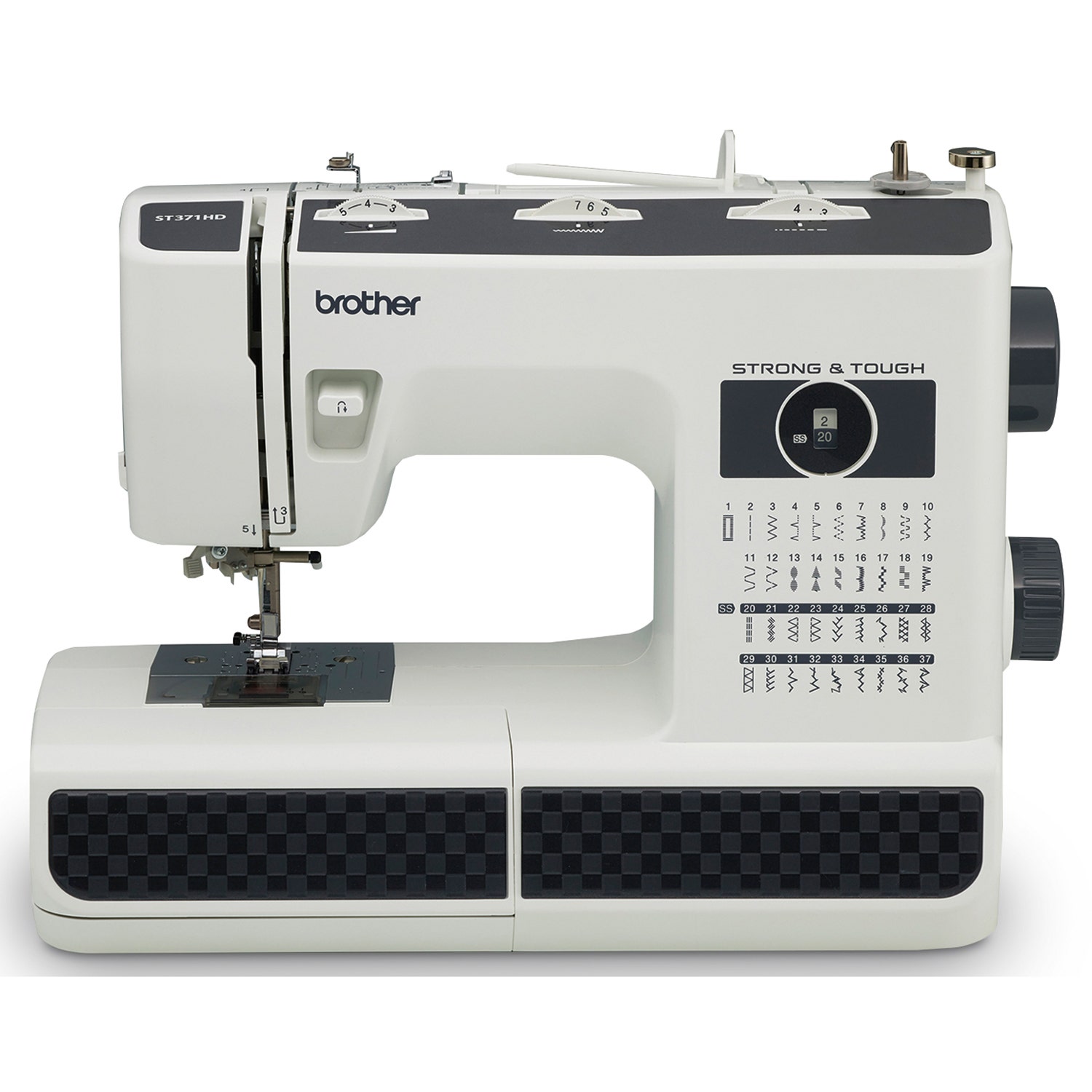 WA33881-Brother® ST371HD Strong and Tough Sewing Machine - 12-3/16 in. x 16-1/8 in. x 7-7/8 in.