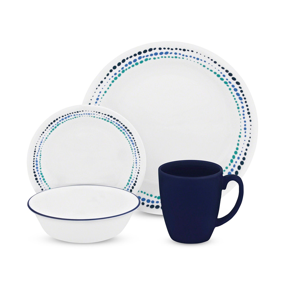 WA34231-Corelle&reg; 16-Piece Dinnerware Set - Ocean Blues