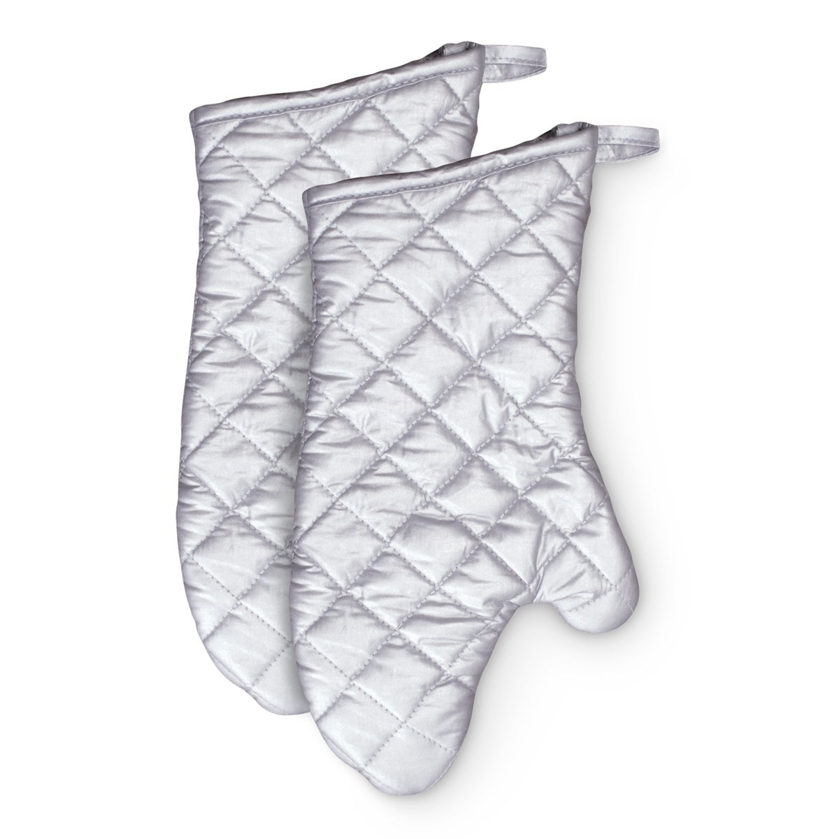 X0000WA34673-Silver Silicone Mitts - Set of 2