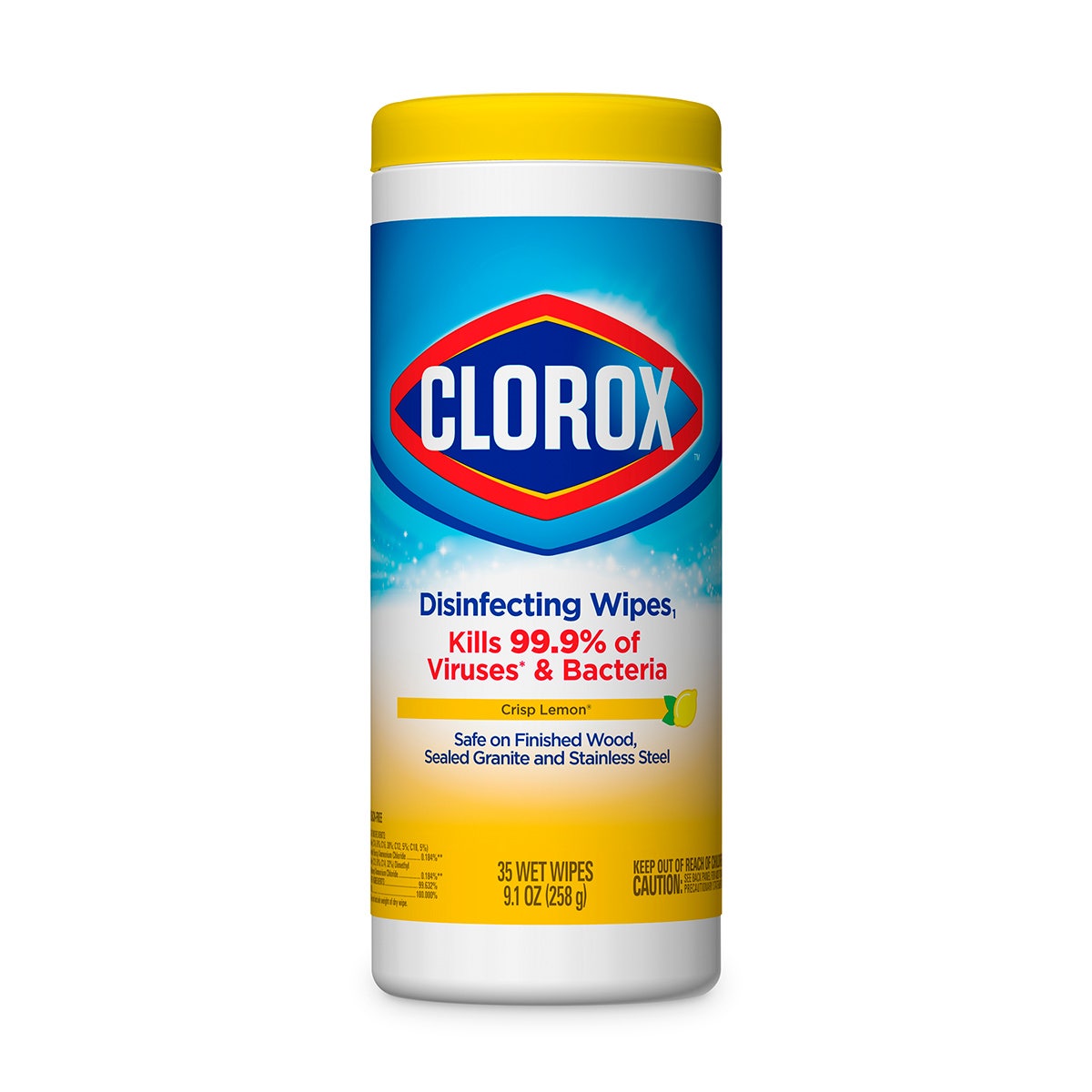 WA34853-Clorox® Disinfecting Wipes - Single Canister