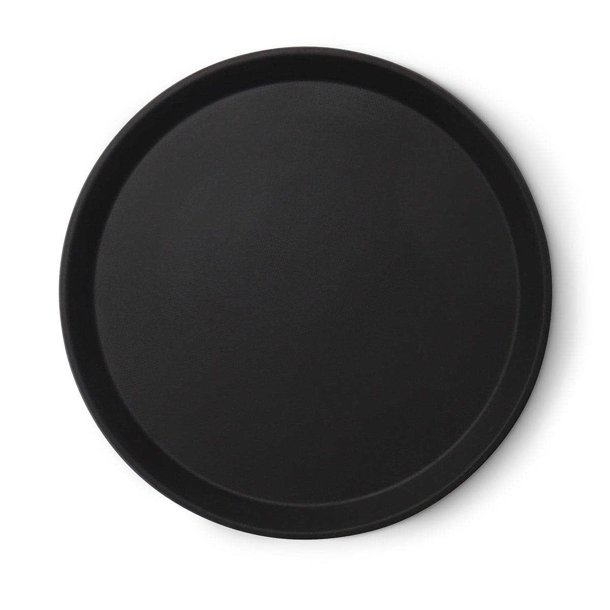 WA35324-Cambro® Camtrays® - Round Serving Tray - Black - 11 in. Dia.