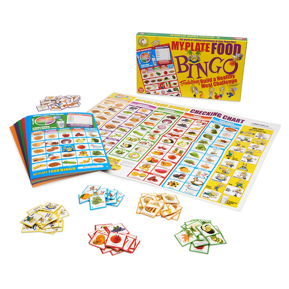 WA35402-MyPlate Food Bingo, Featuring Build a Healthy Meal Challenge