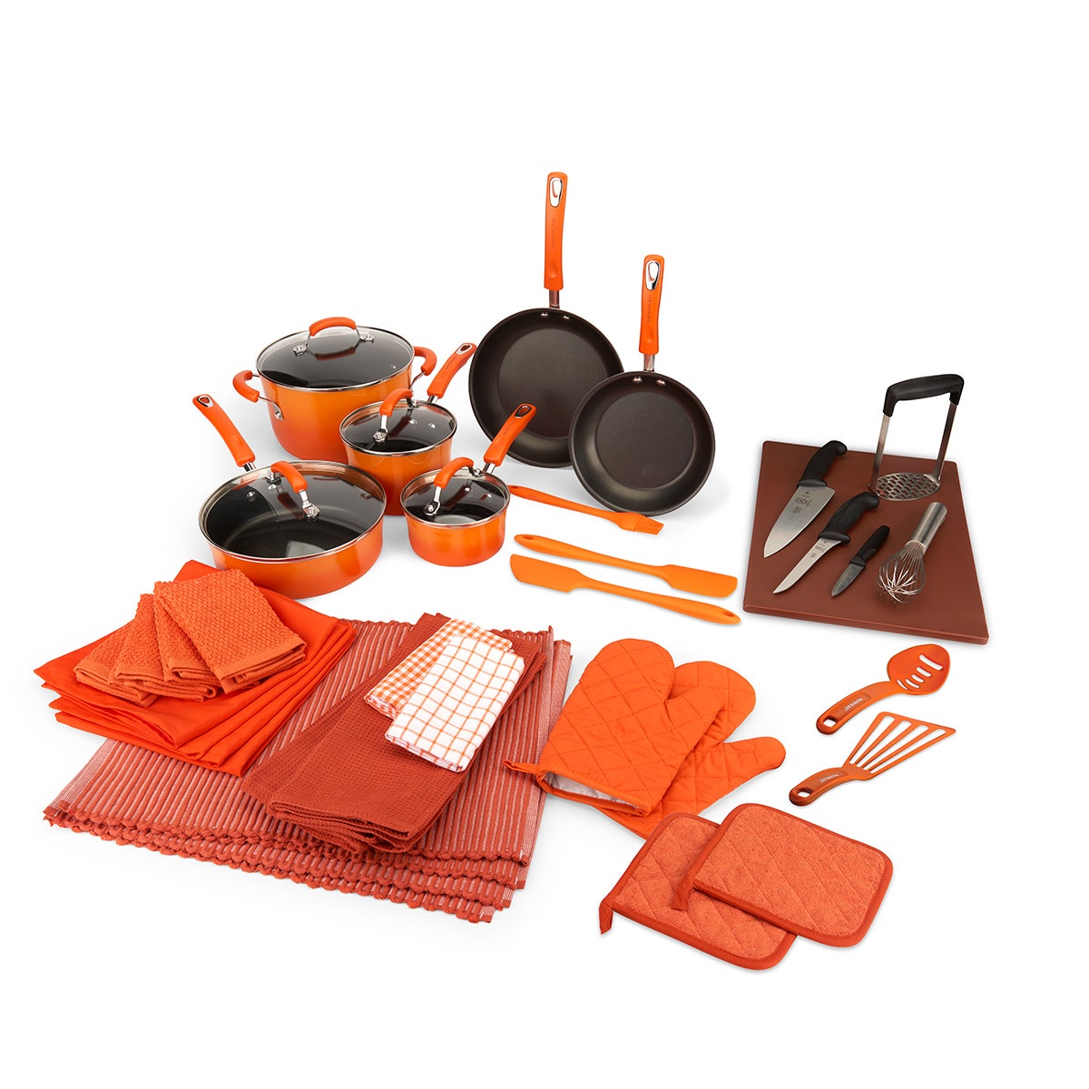 WA35458-Nasco Color-Coded Kitchen Kit - Orange/White