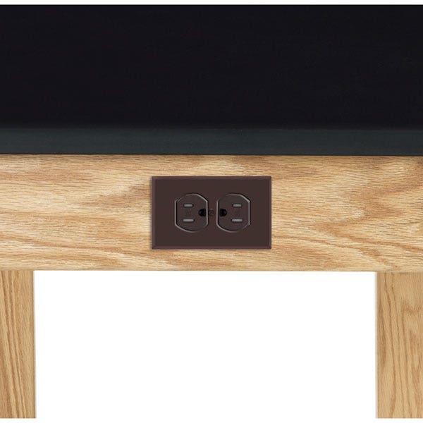 Z10316-AC Duplex Electrical Receptacle for Student Tables Option