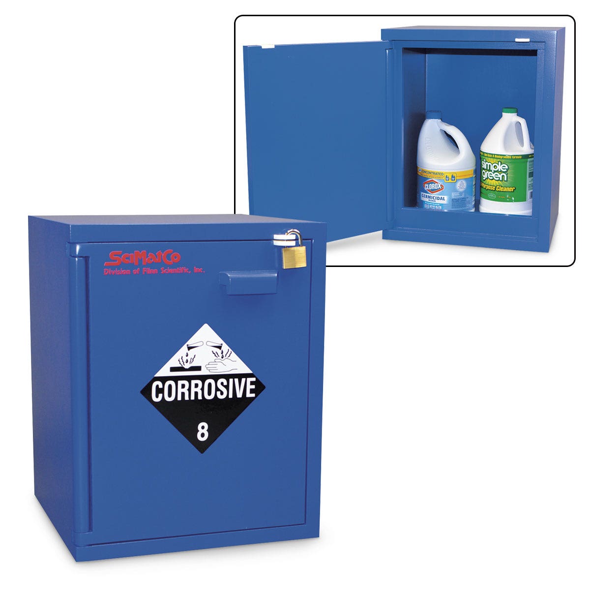 Z15886-SciMatCo Bench Top Safety Cabinet - Corrosive Cabinet