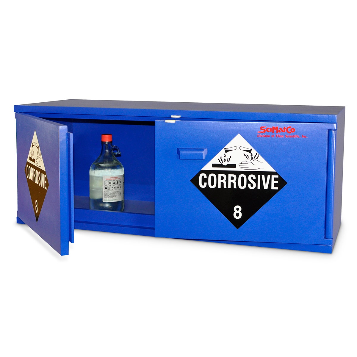 Z15887-SciMatCo Acid/Corrosive Modular Stacking Cabinet - 22 x 2.5 Liter
