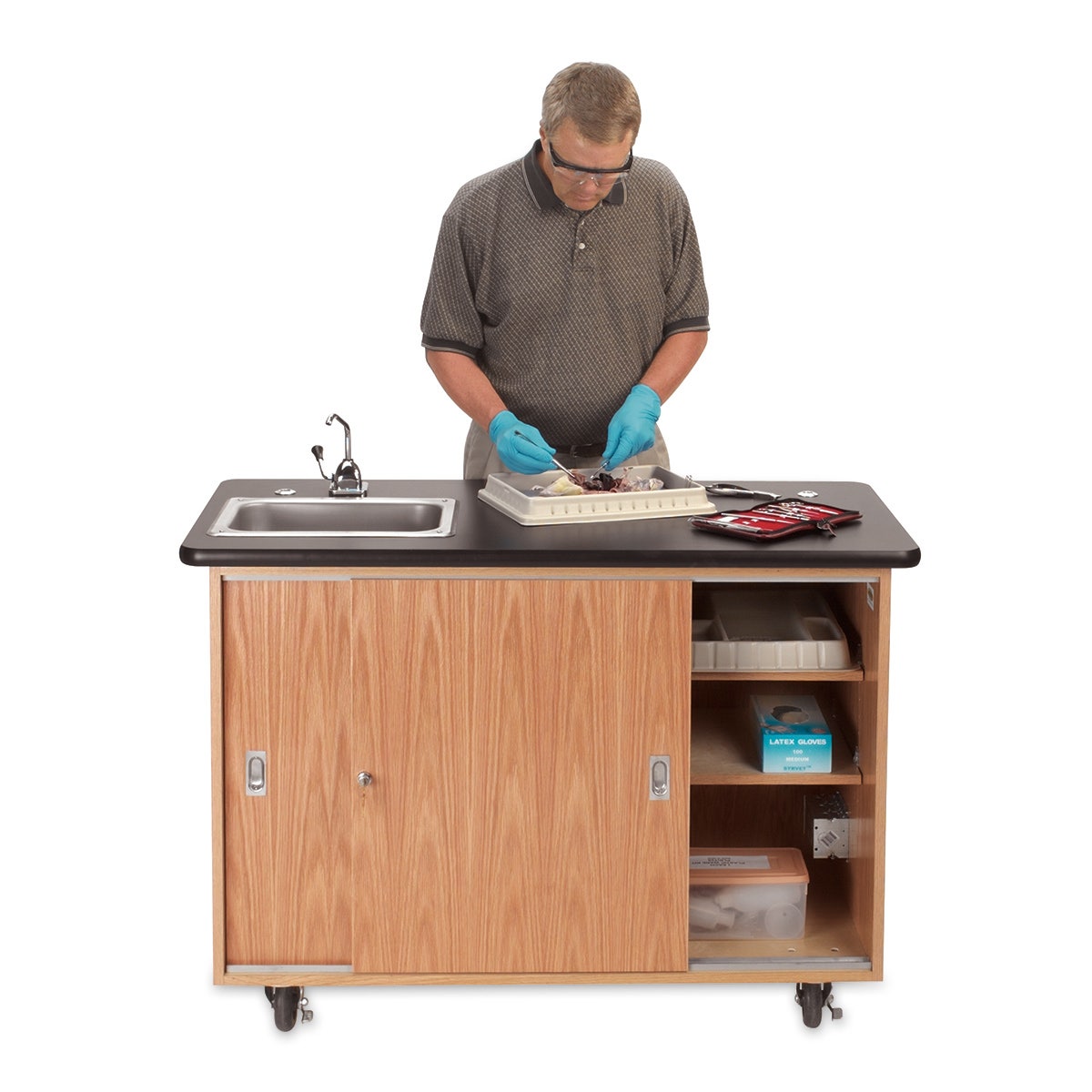 Z18488-Economy Mobile Lab Table - 48 in. x 24 in. x 36 in.