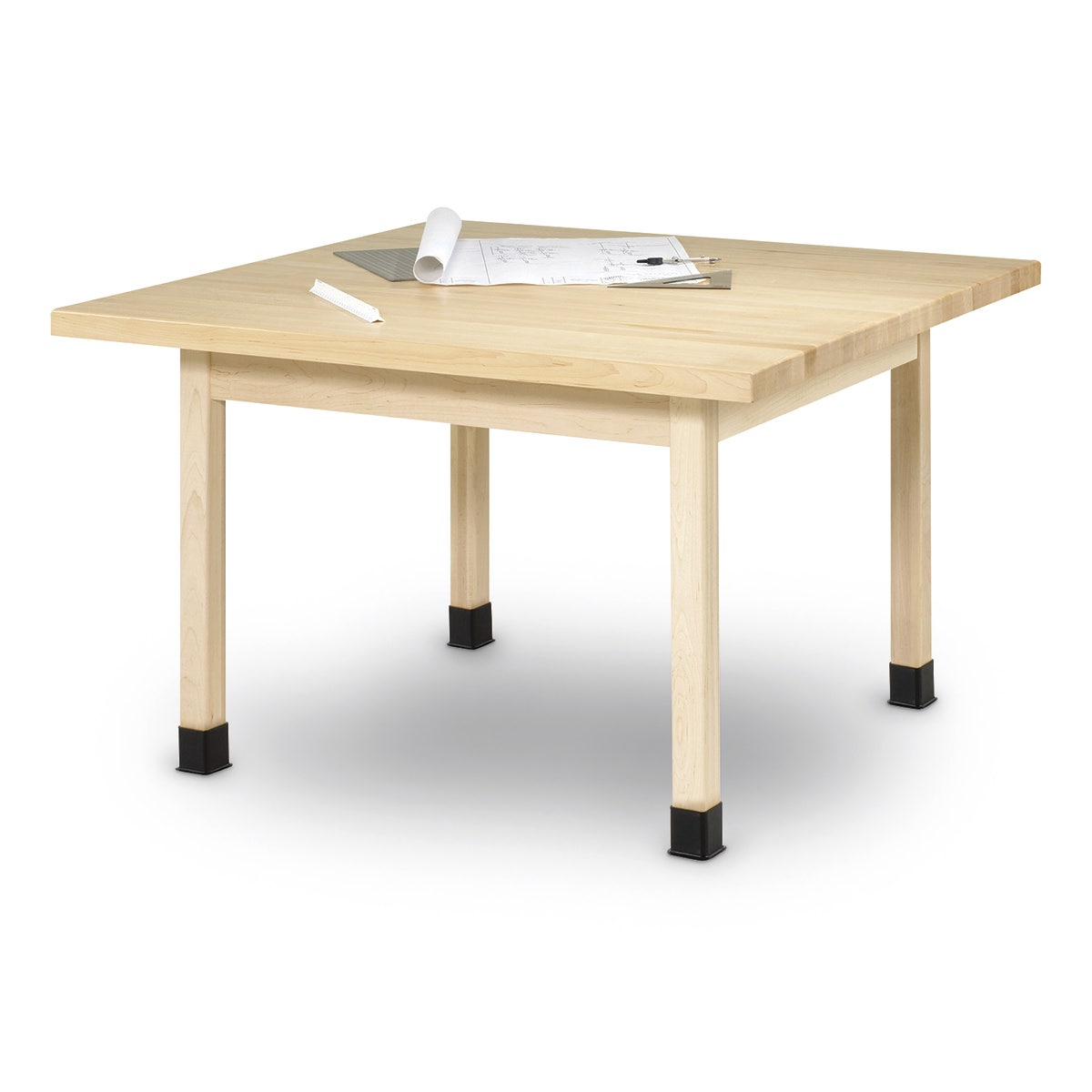 Z20703-Shain Worktop Classic Table - 26 in. H with Maple Top