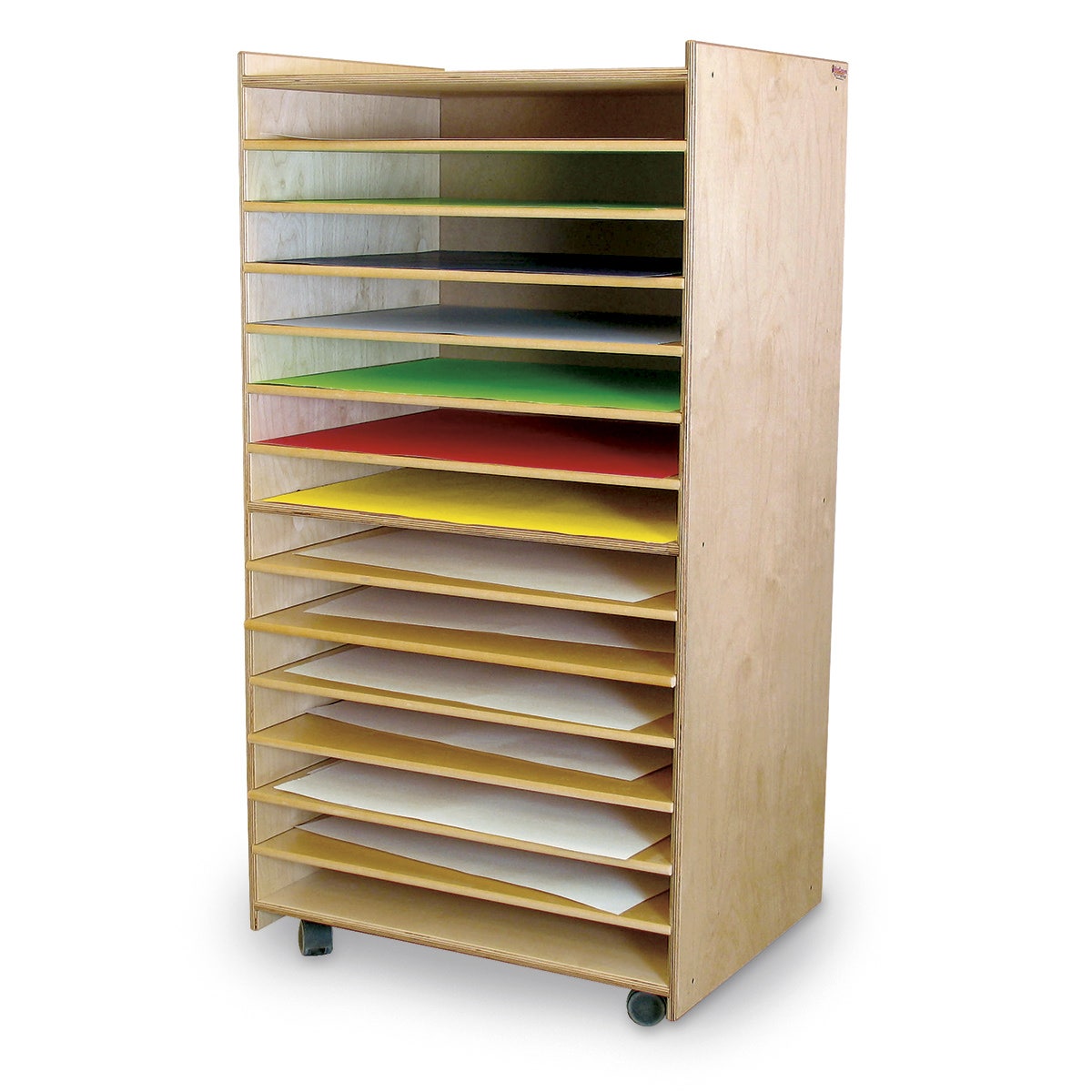 Z30105-Wood Designs™ Paper and Puzzle Mobile Storage Center