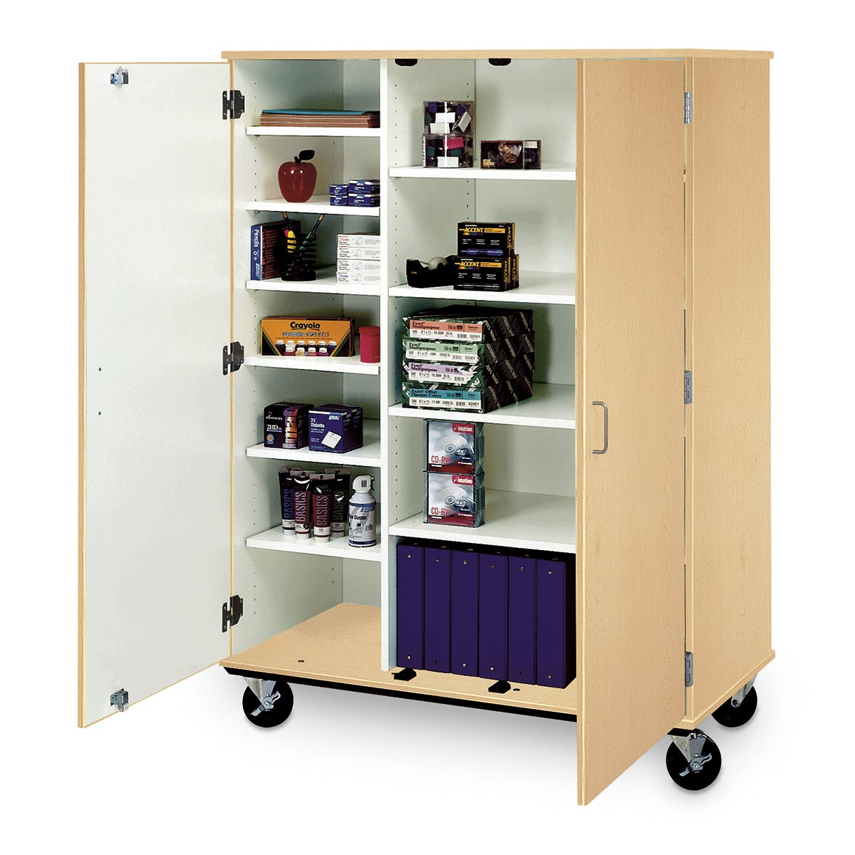 Z42179-Mobile Storage Cabinet with Doors