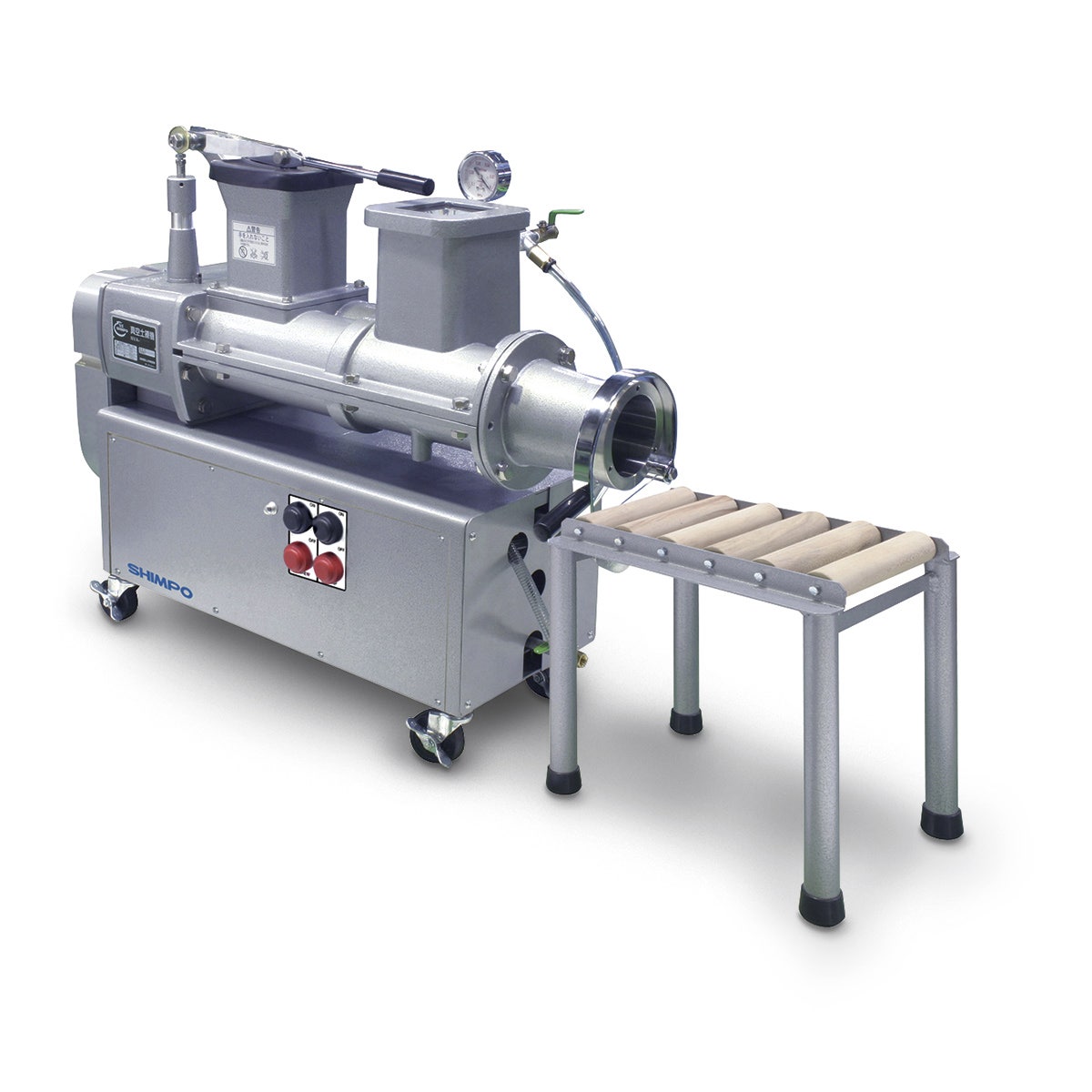 Z45323-Shimpo De-Airing Stainless Steel Pug Mill - NVA-04S