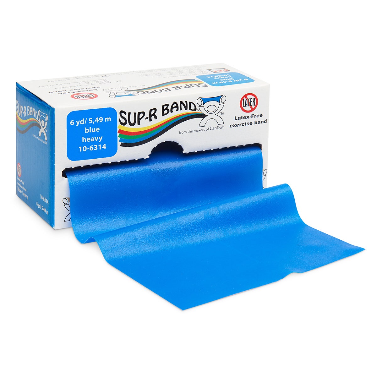 Z48250-Sup-R Band® Latex-Free Exercise Band - Heavy - 6 yd. Roll - Blue
