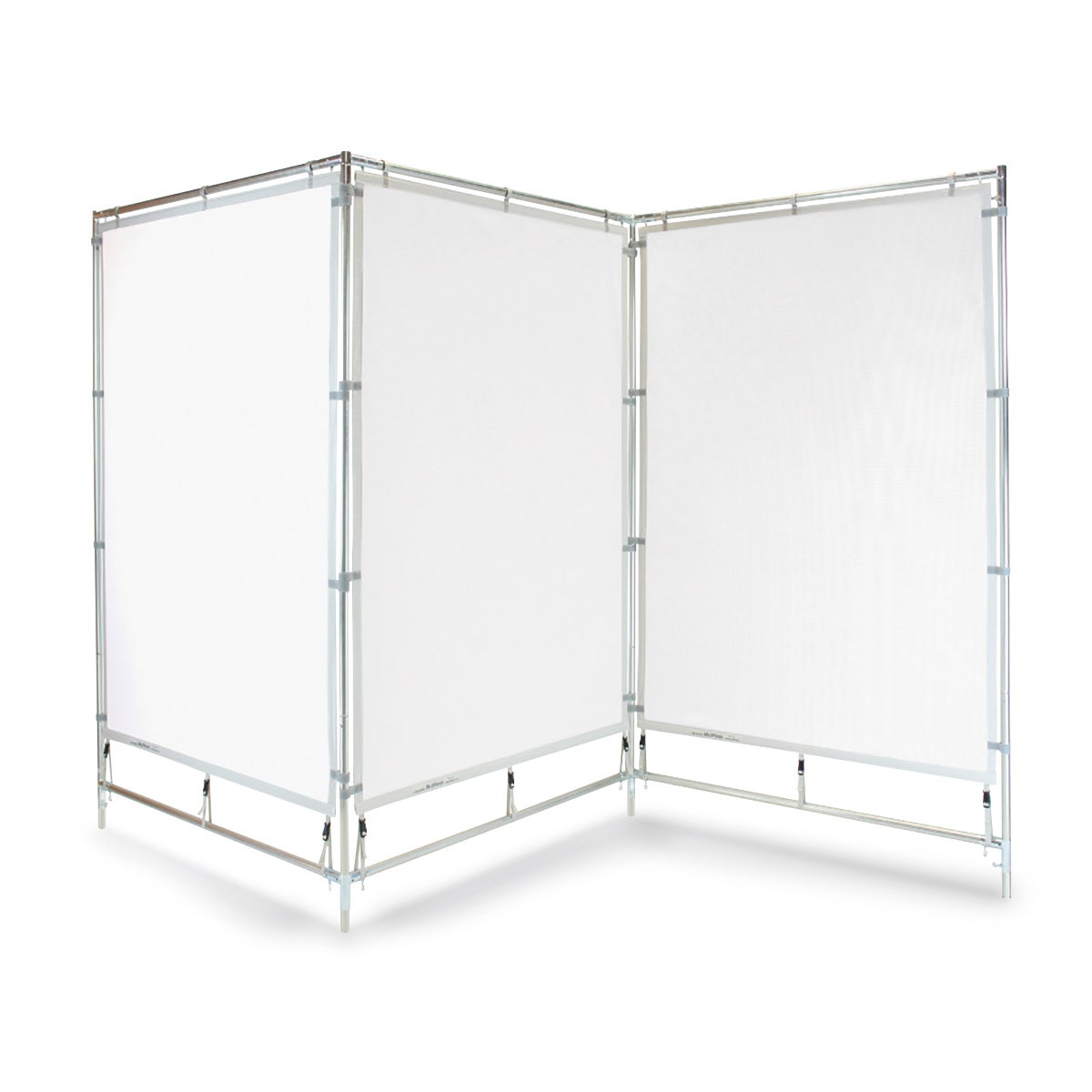 Z49337-Zig-Zag Display Wall Steel Frame with Wheels - 4 ft. x 7 ft.