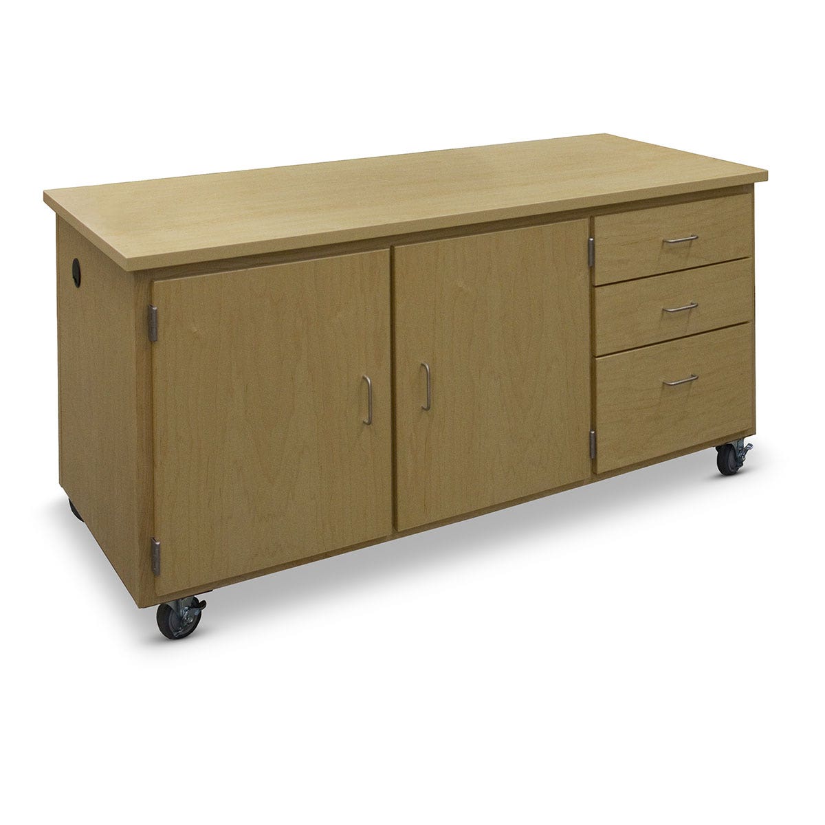 Z50640-Nasco Exclusive by Hann, Mobile Demonstration Storage Cart - 72 in. L x 30 in. W x 36 in. H